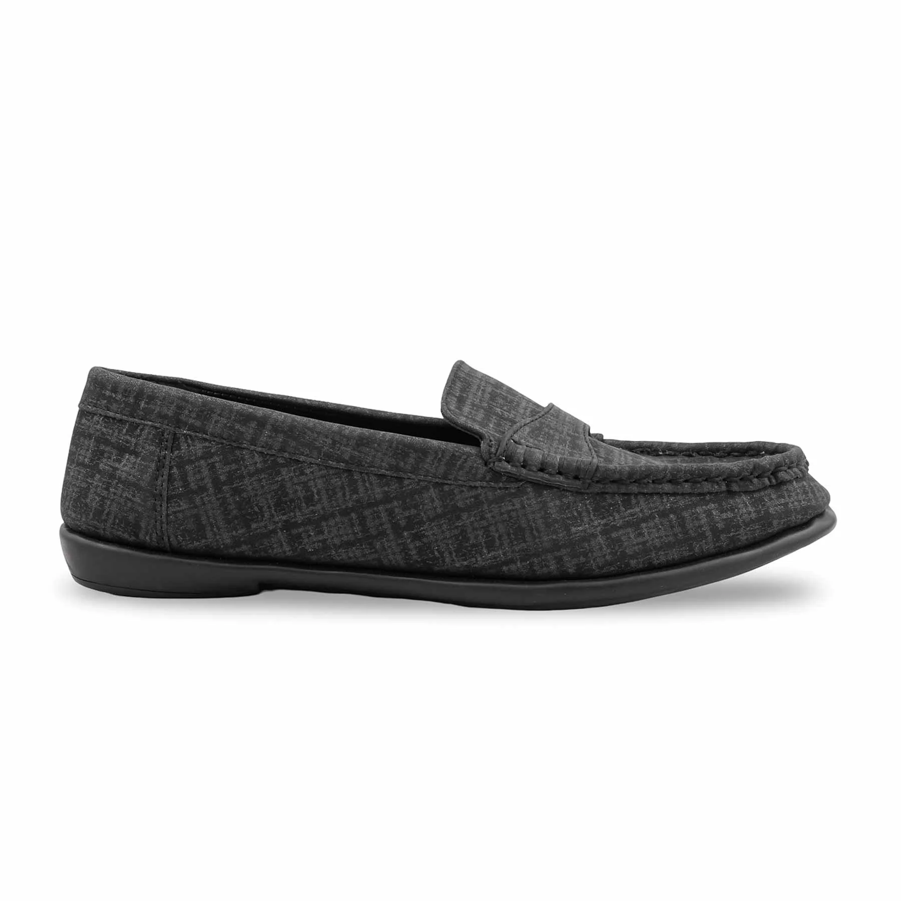 Black Moccasin For Women WN4477 - Image 3