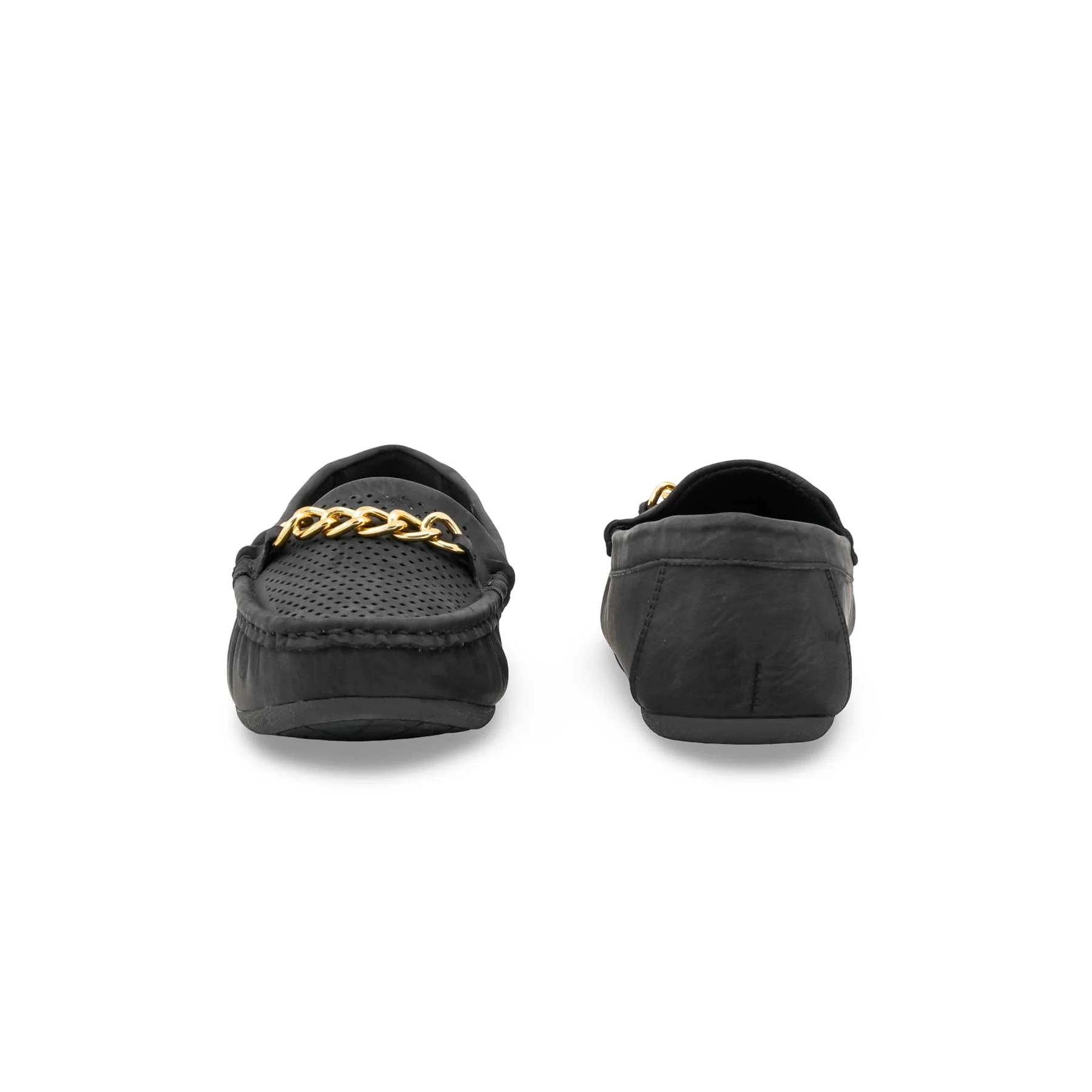 Black Moccasin For Women WNS012 - Image 4