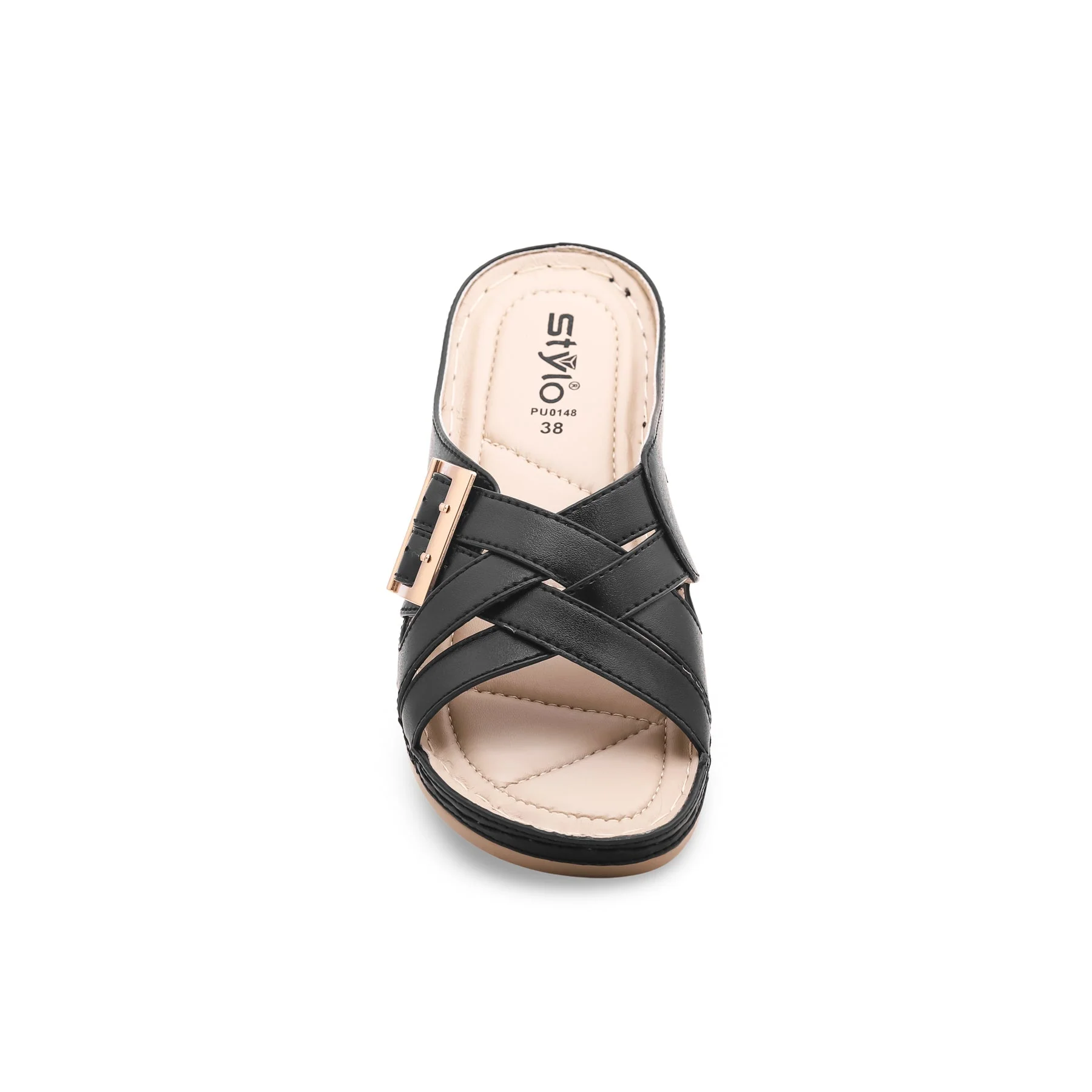 Black Formal Slipper PU0148 - Image 3
