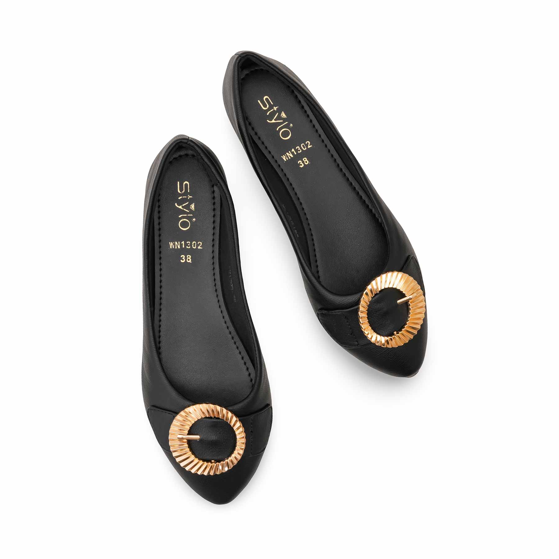Black Pumps For Ladies WN1302 - Image 6