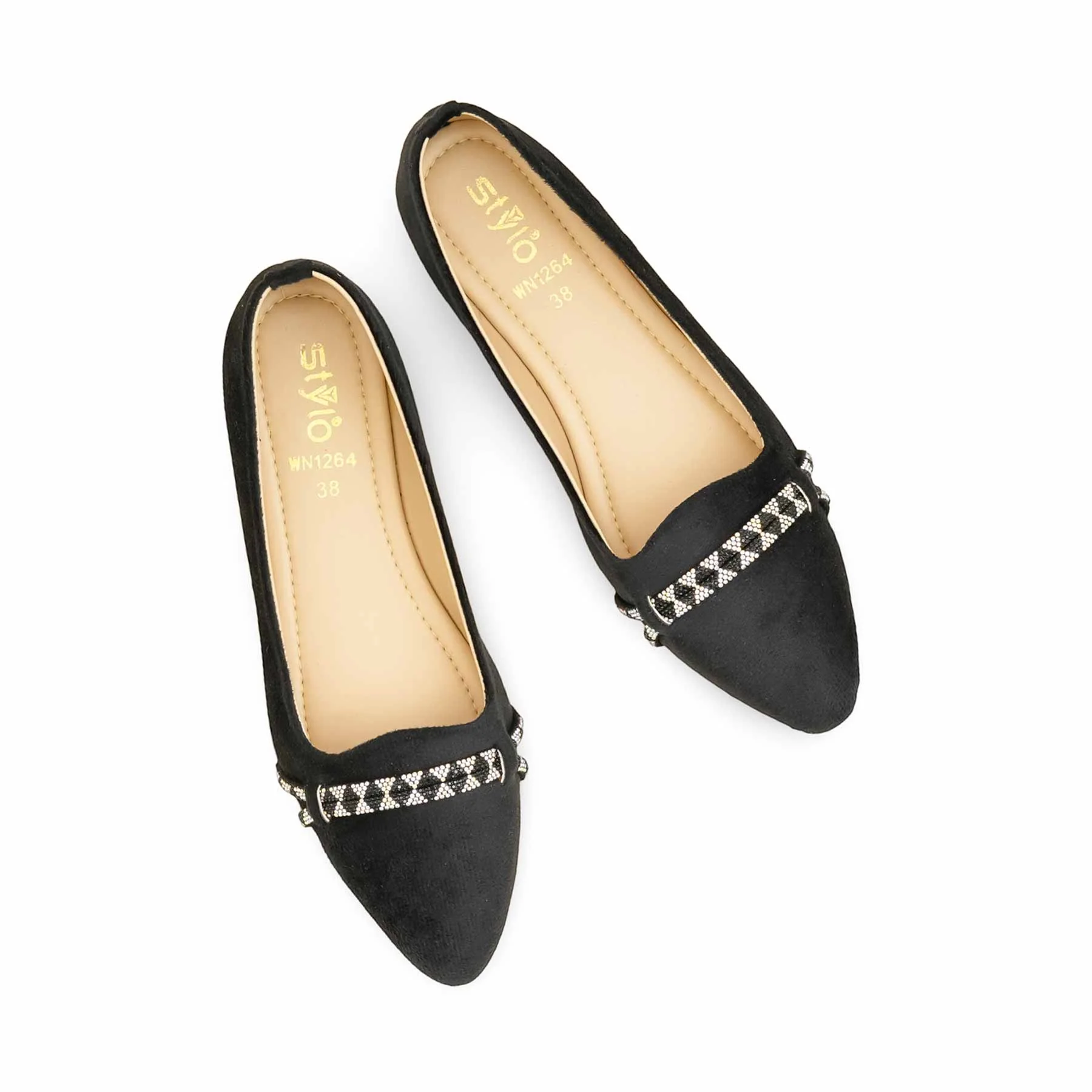 Black Pumps For Women WN1264 - Image 5