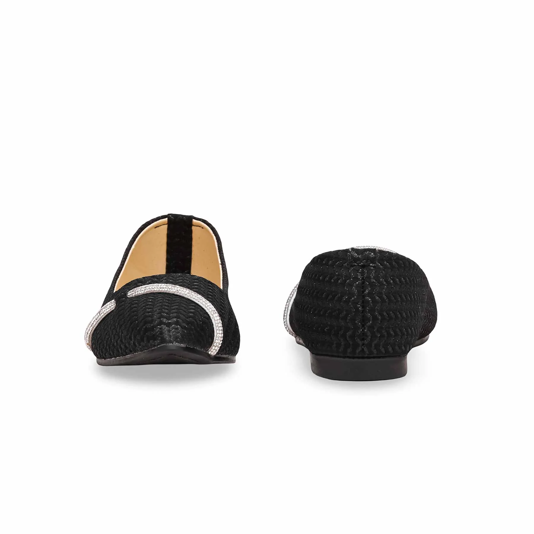 Women's Black Pumps WN0992 - Image 3