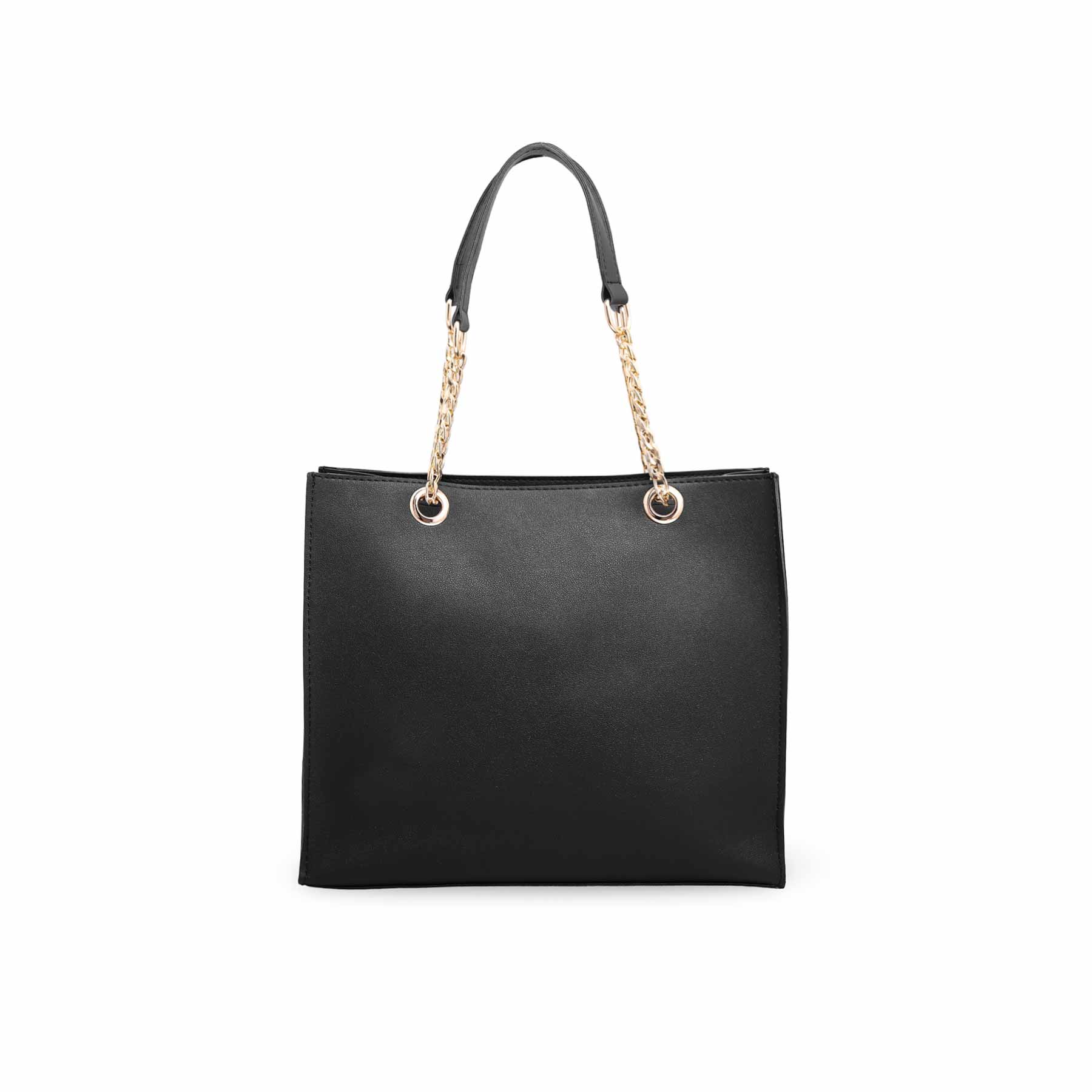 Black Shoulder Bag P55466 - Image 3