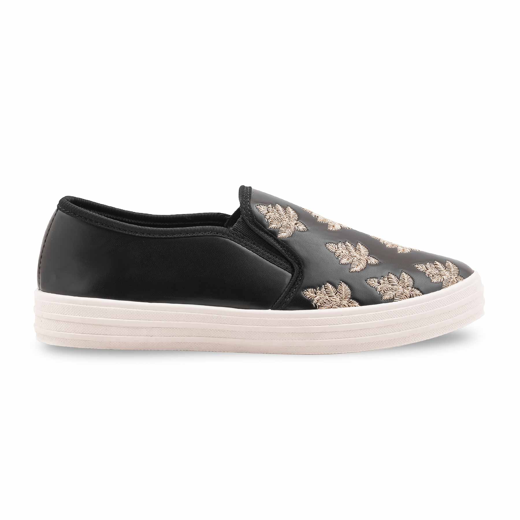 Black Sneaker For Ladies WN6205 - Image 9