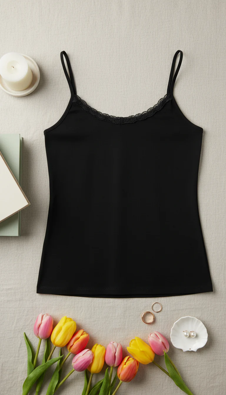 Black Tank Top PT6003