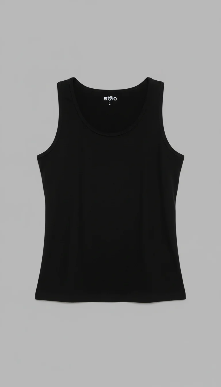 Black Tank Top PT6006