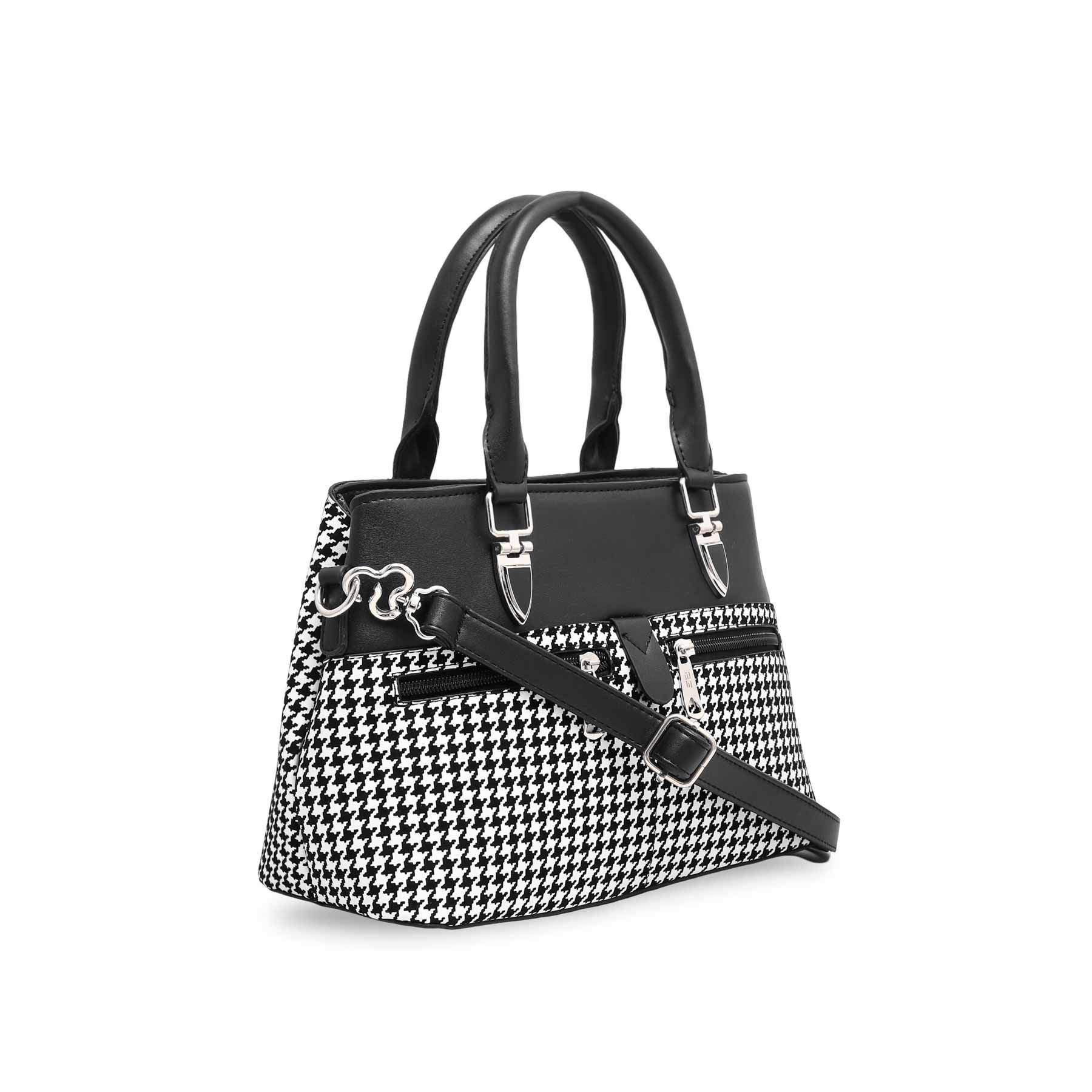 Black Tote Hand Bag P55563 - Image 2