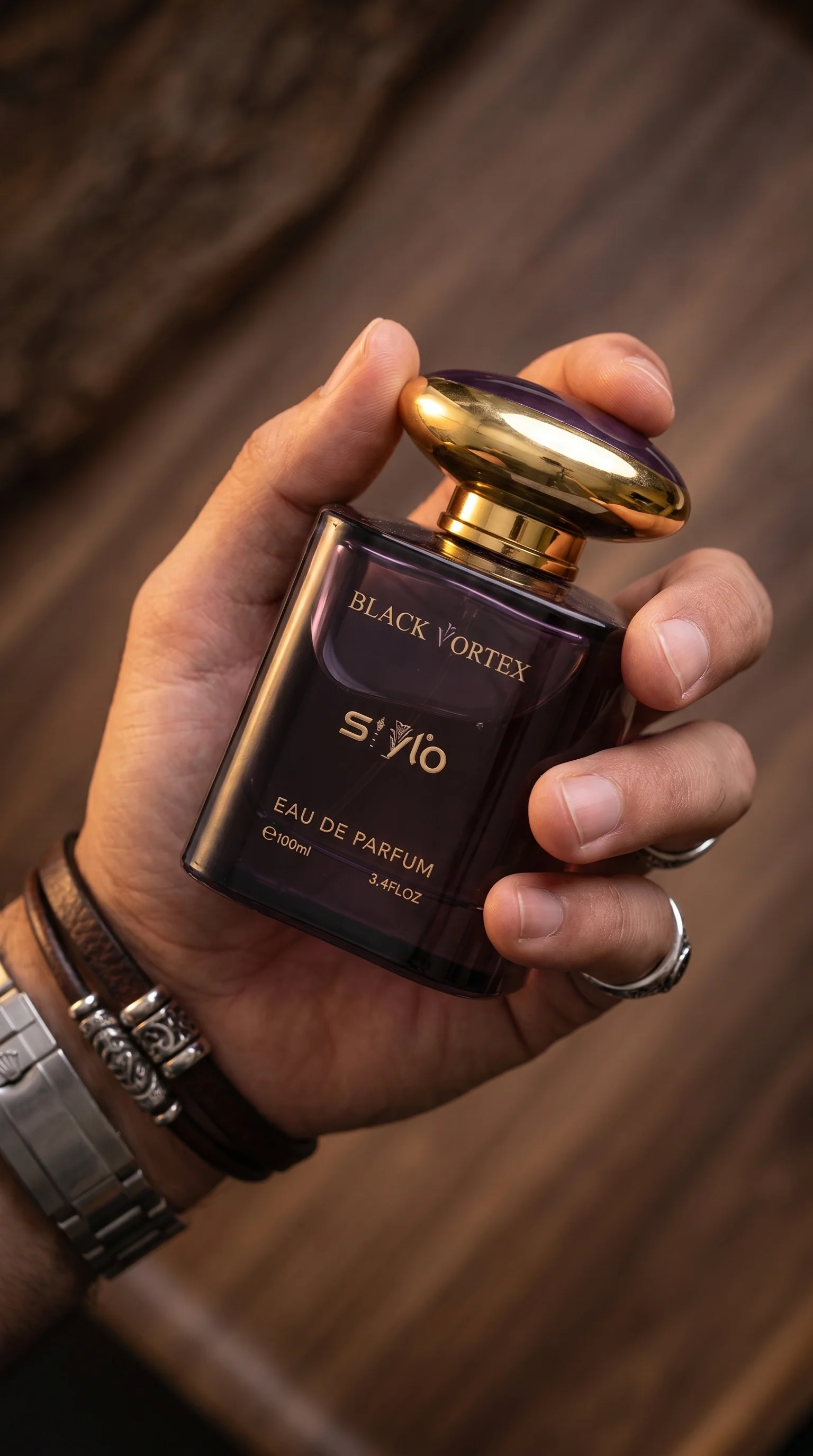 Black Vortex Perfume For Men PR0231 - Image 2