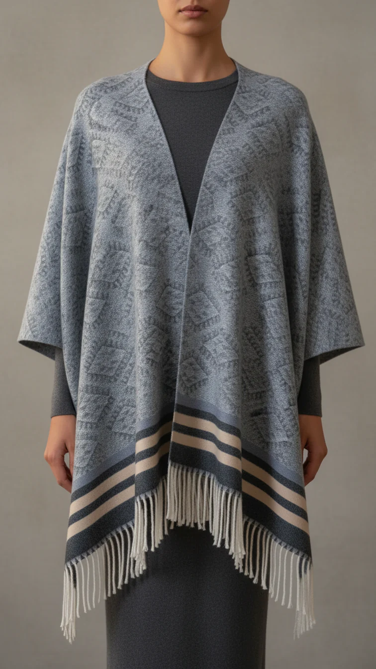 Black Winter Capeshawl PW5631