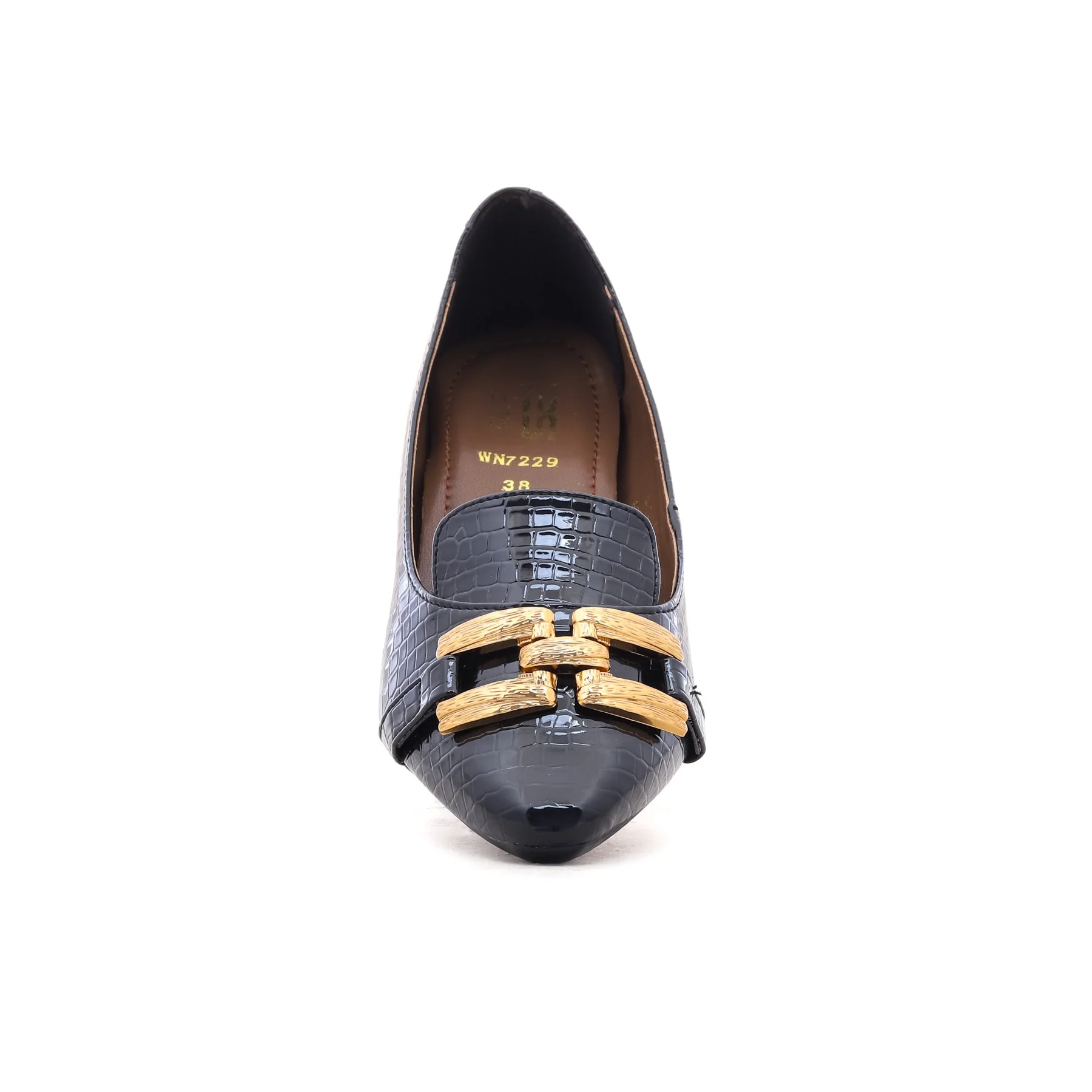 Black Court Shoes WN7229 - Image 3