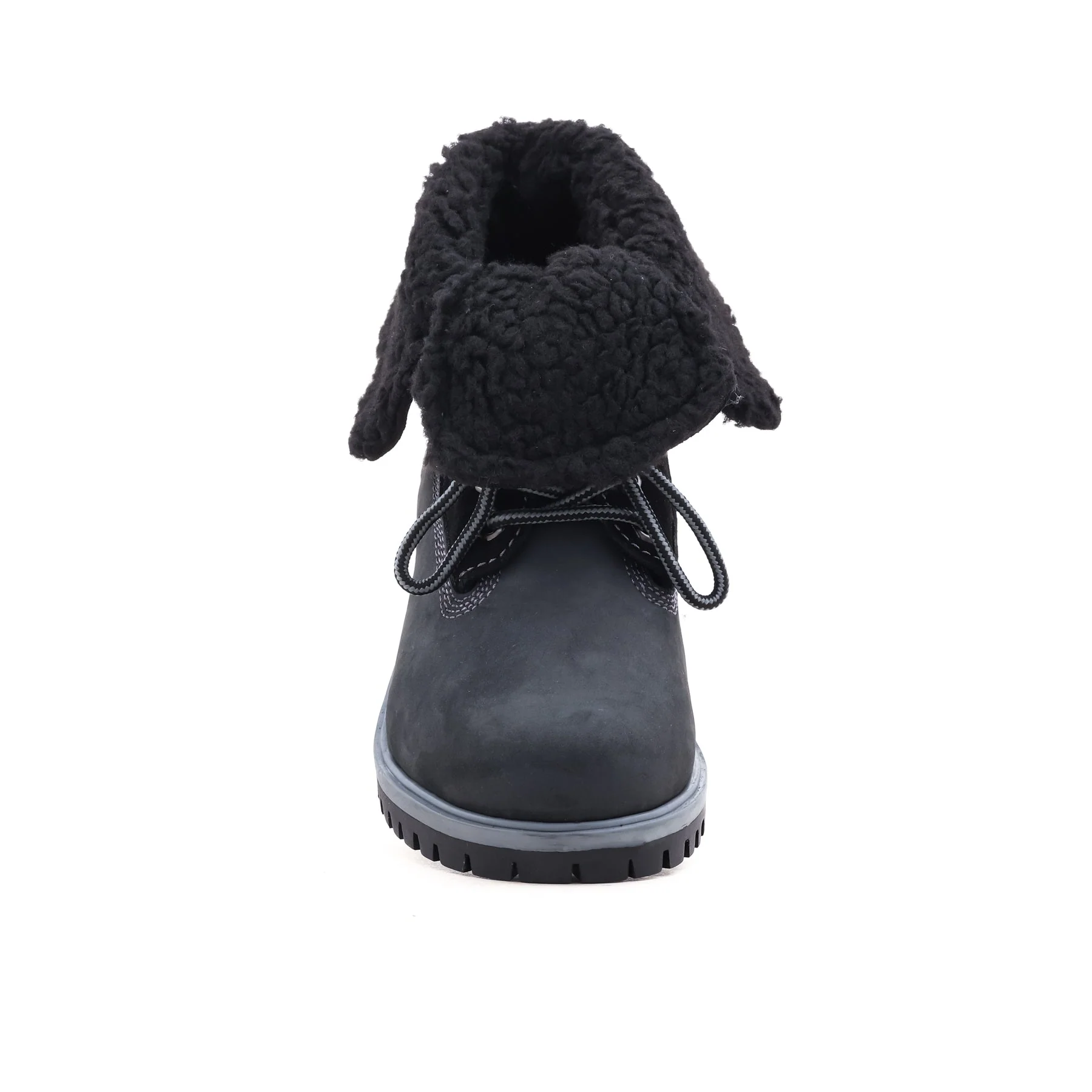 Black Winter Long Shoes WN9012 - Image 3