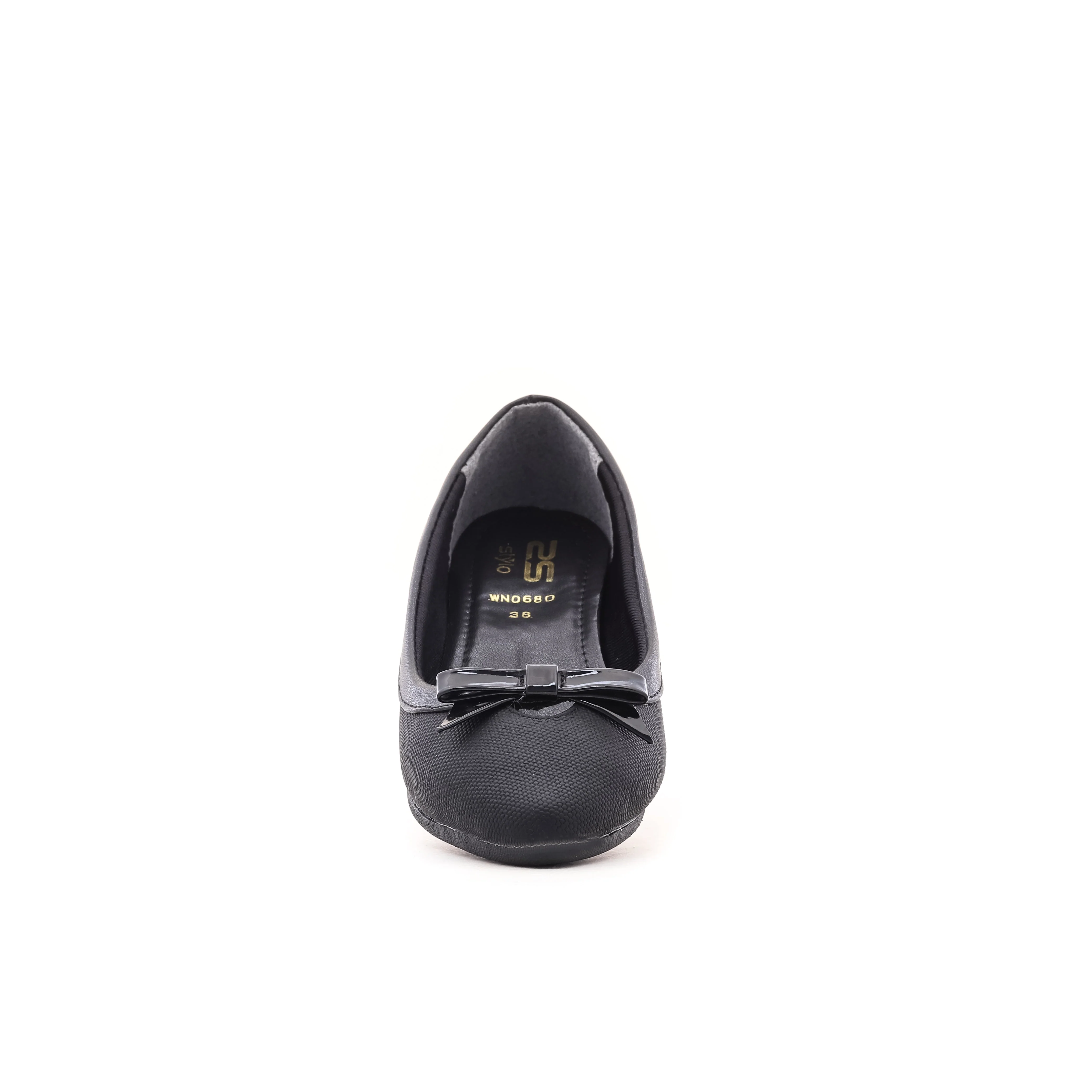 Black Winter Pumps WN0680 - Image 3