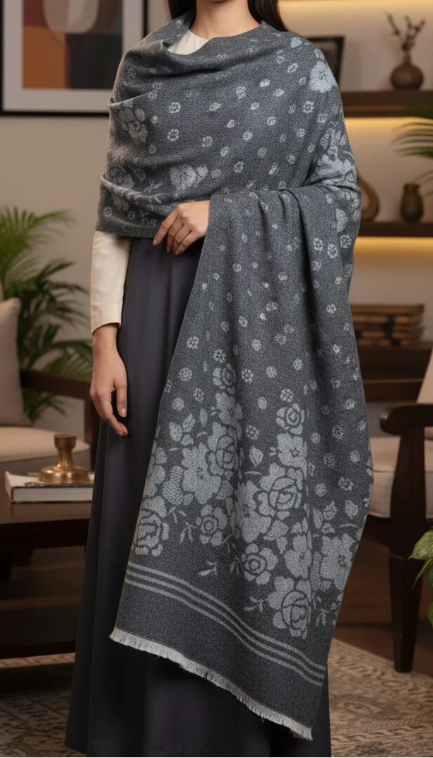 Black Winter Stole PN5085 - Image 2