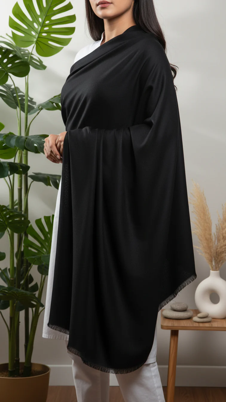 Black Winter Stole PN5026
