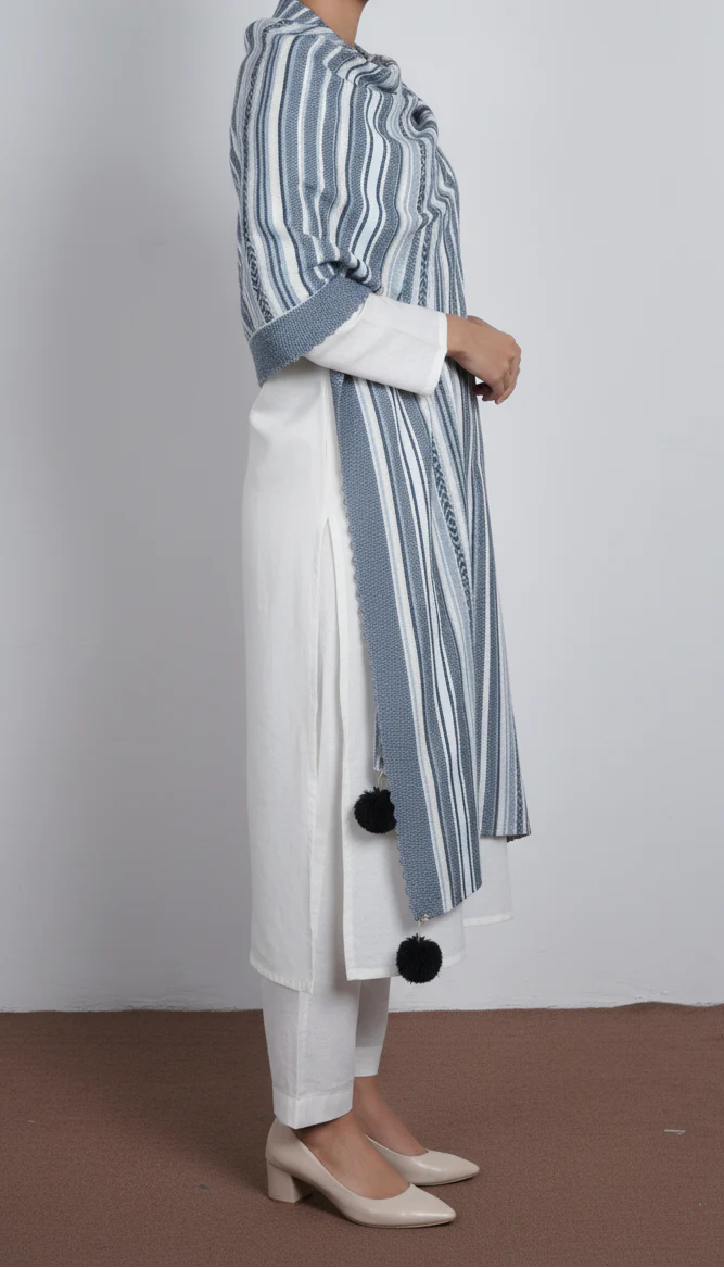 Black Winter Stole PN5119 - Image 2