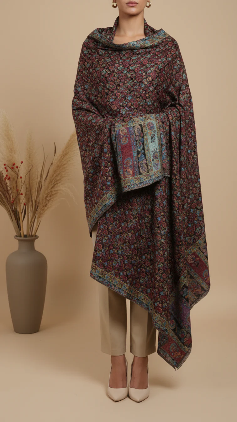 Black Winter Stole PW5744