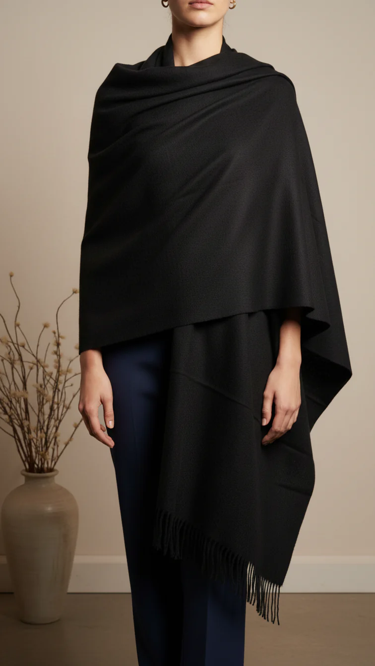 Black Winter Stole PW5746