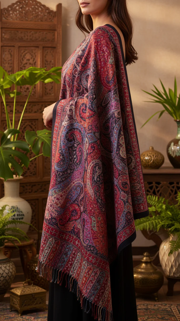 Black Winter Stole PW5761