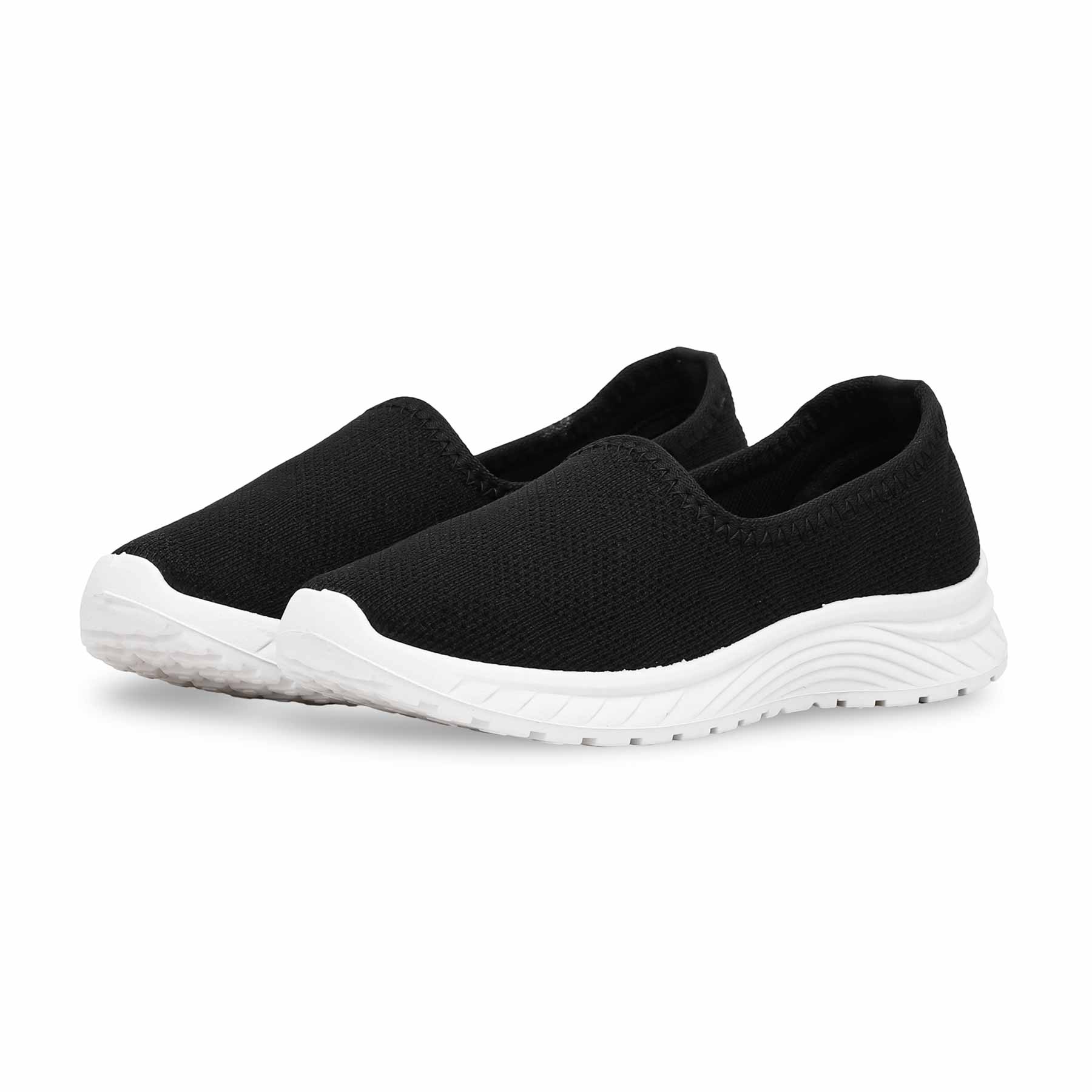 Black Women Casual Sneaker AT9099 - Image 3