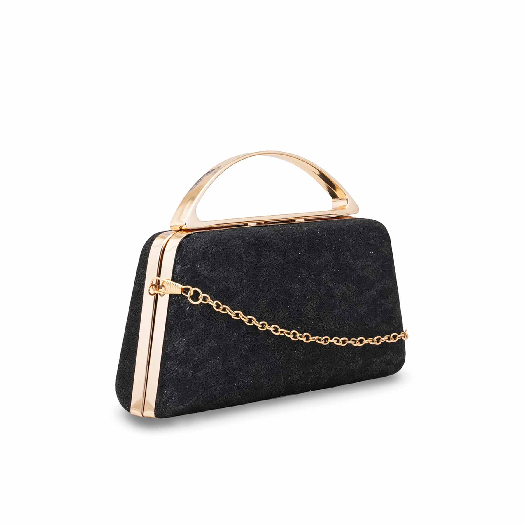 Black Women Fancy Clutch P15709 - Image 3