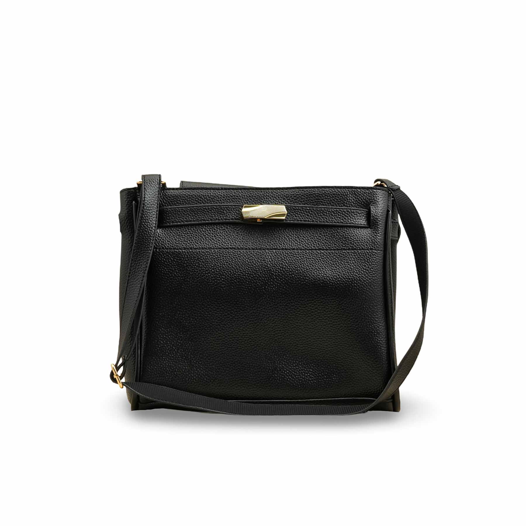 Black Women Formal Shoulder Bag P55814 - Image 2