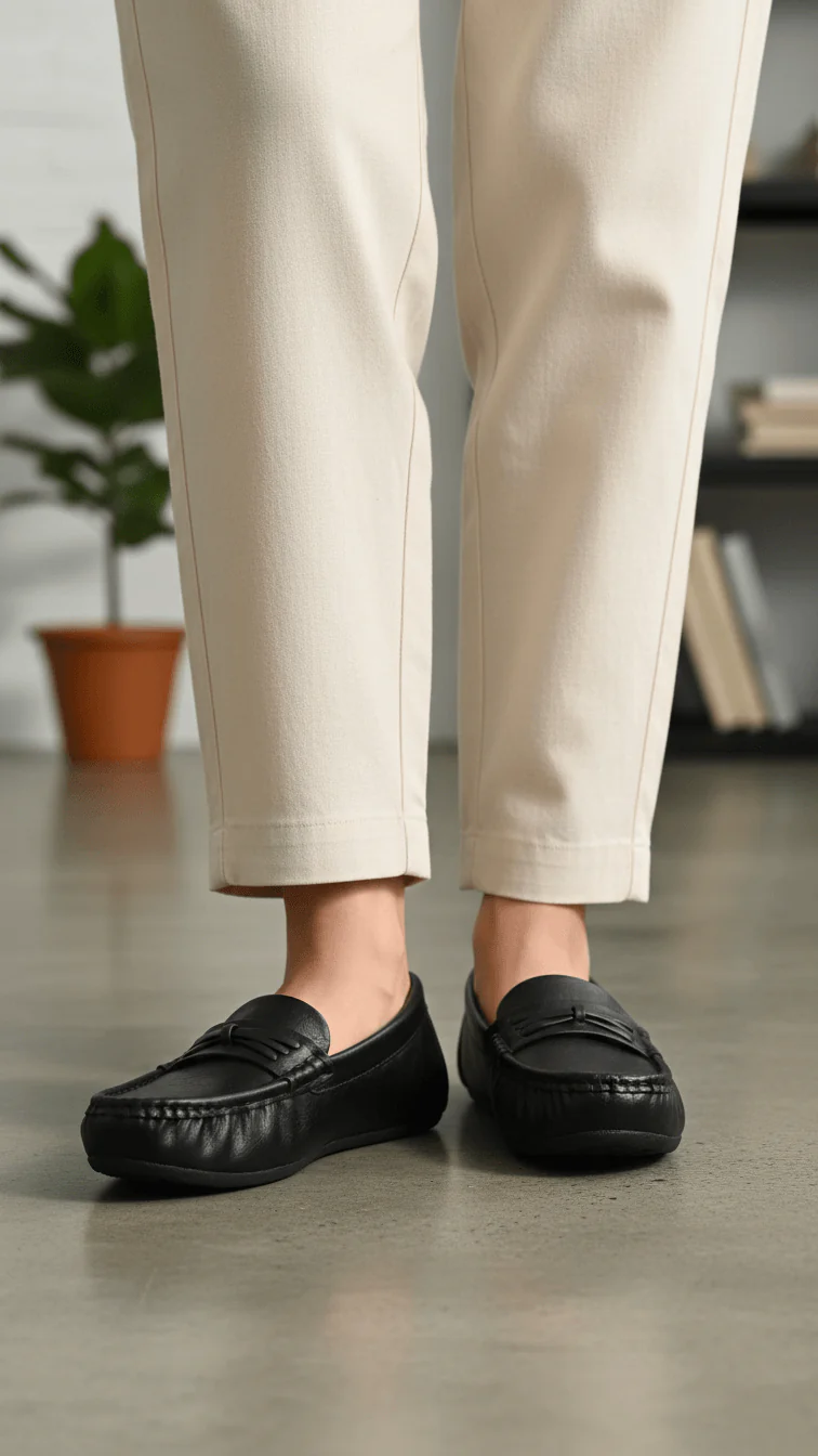 Black Women Moccasin WN4488 - Image 2