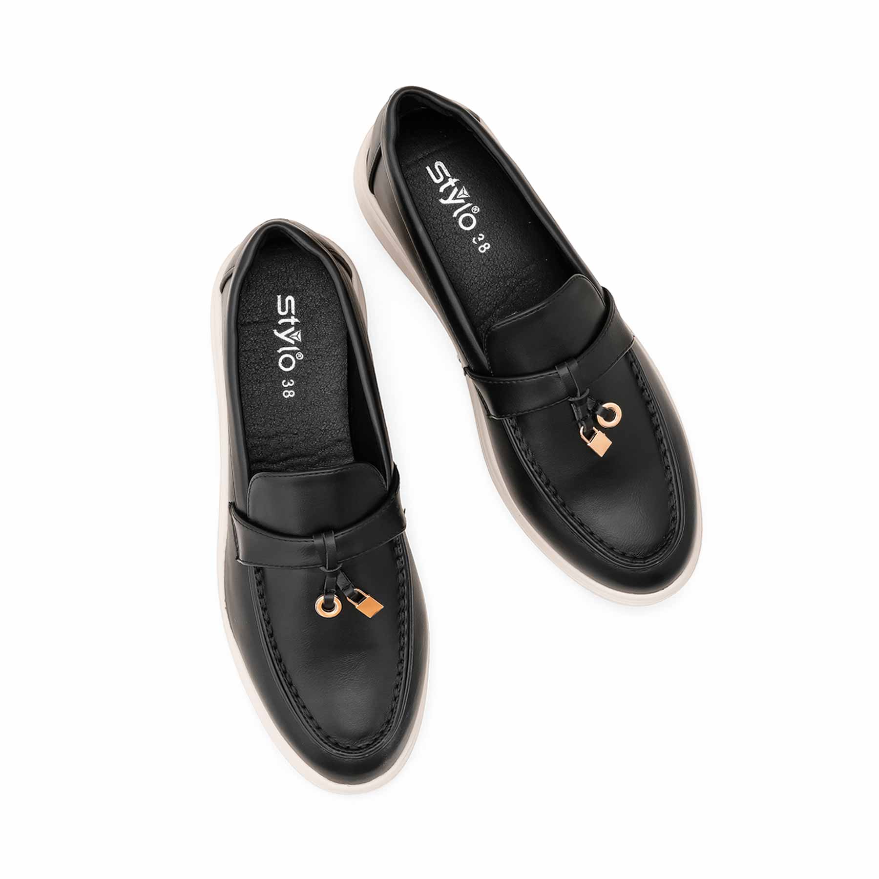 Black Women Moccasin WN4524 - Image 5