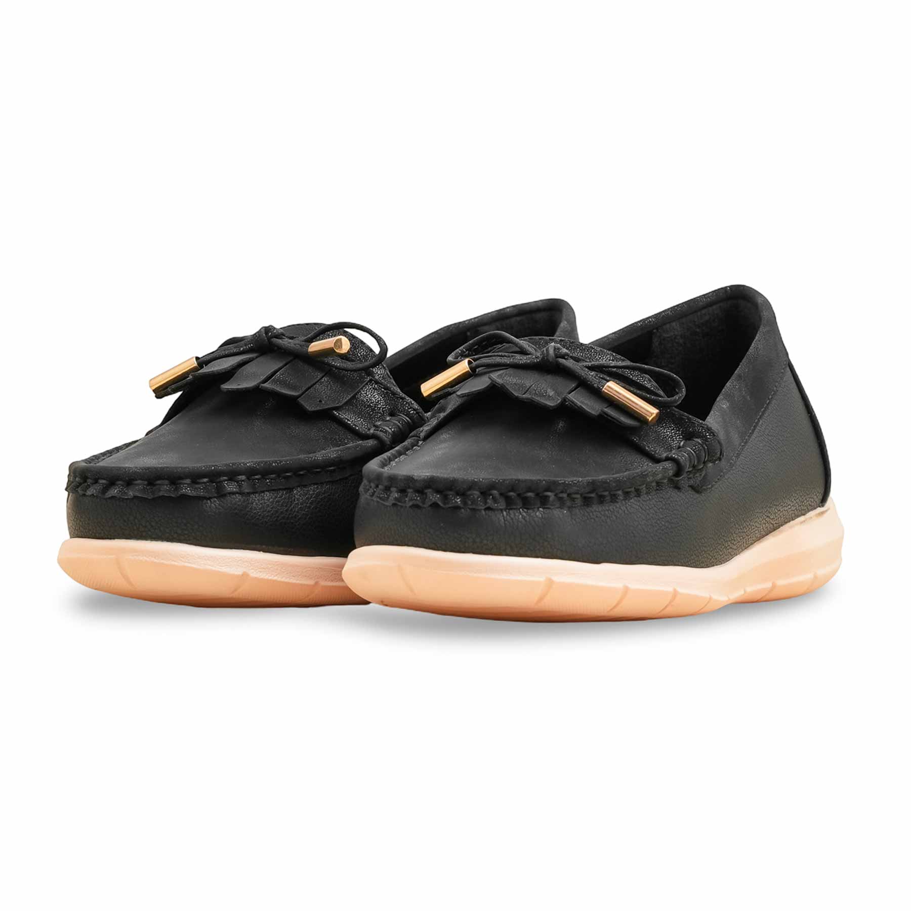 Black Women Moccasin WN4561 - Image 3
