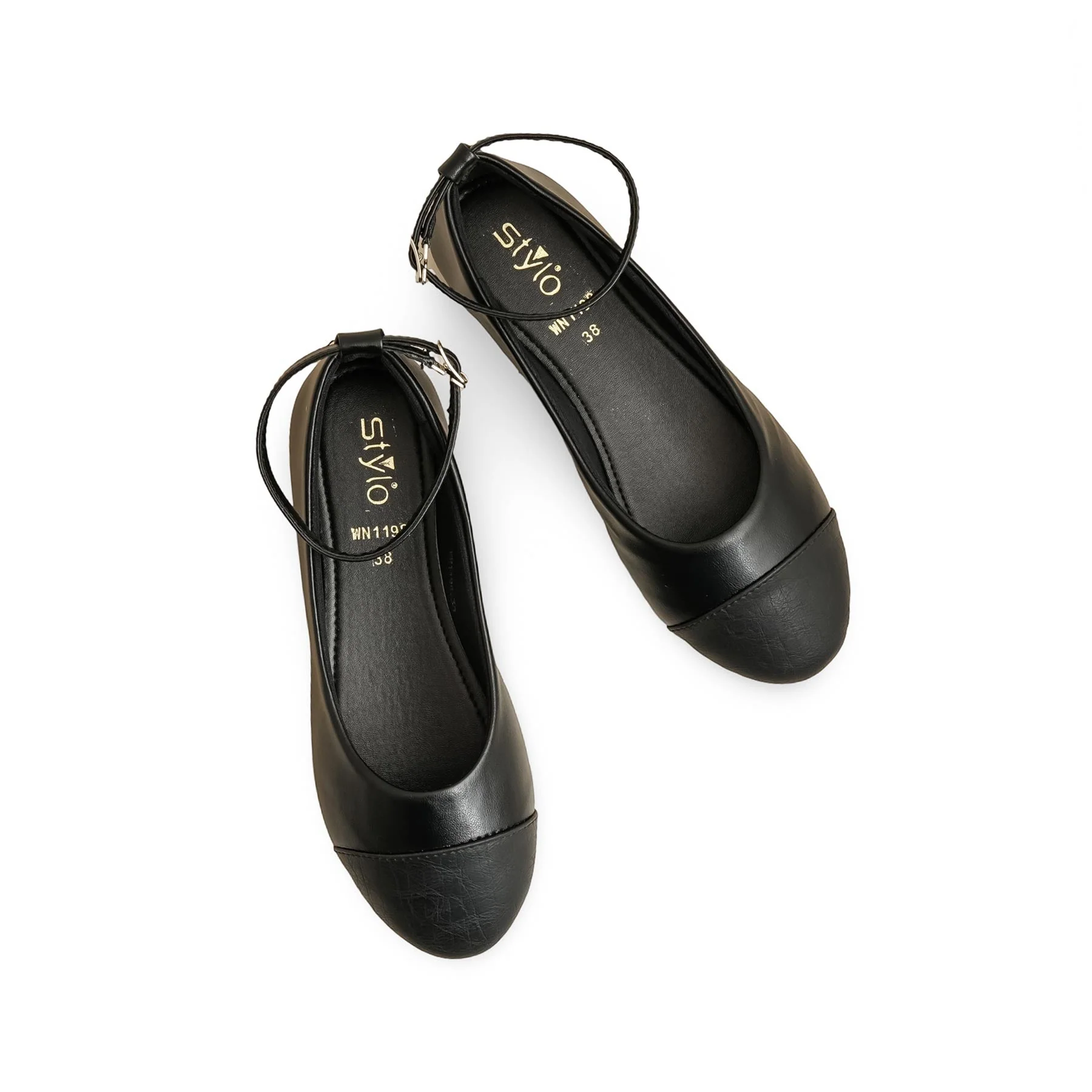 Black Women Pumps WN1198 - Image 5