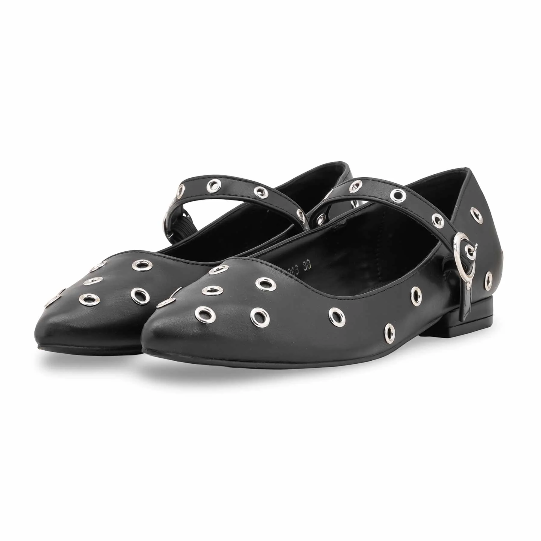 Black Women Pumps WN1286 - Image 3