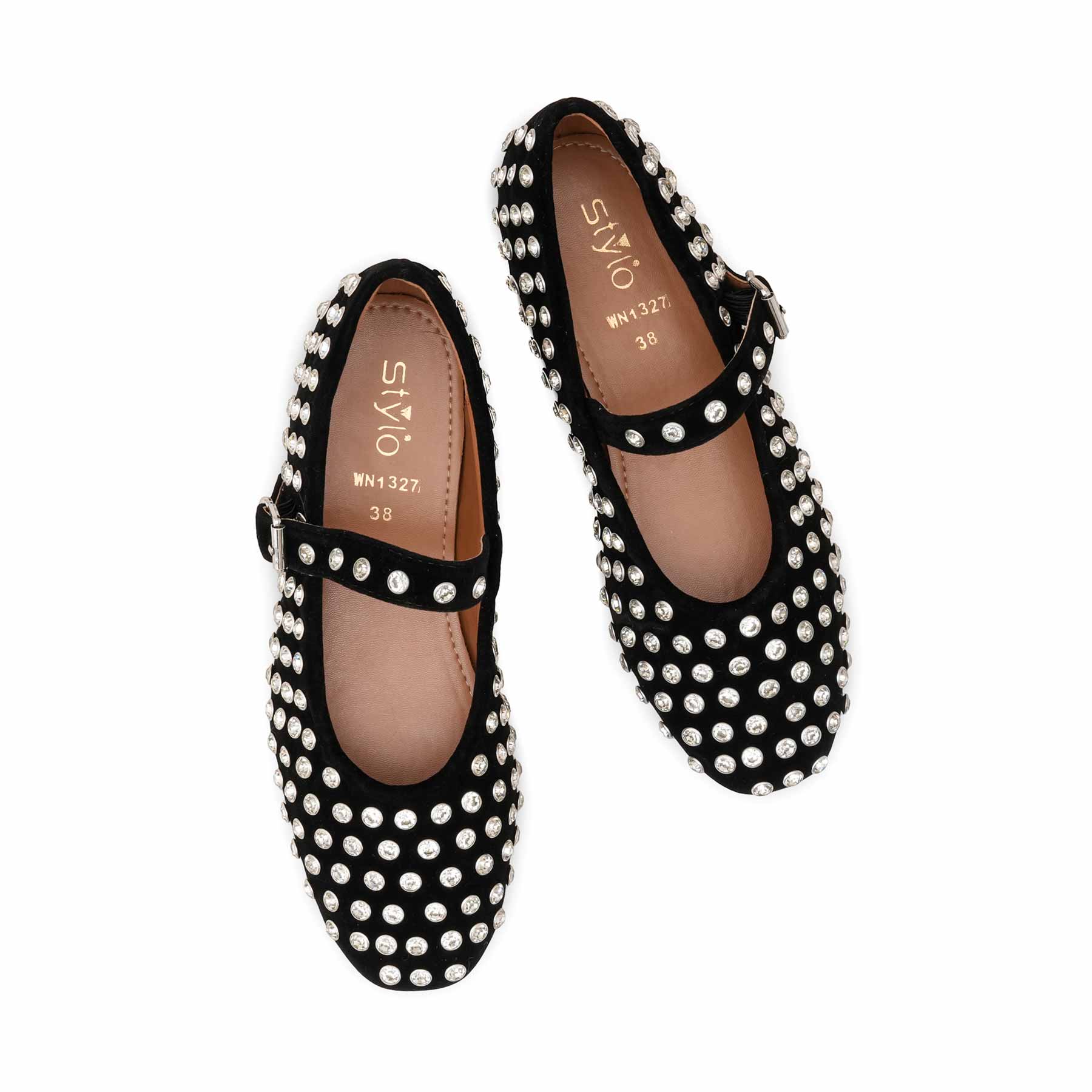 Black Women Pumps WN1327 - Image 5