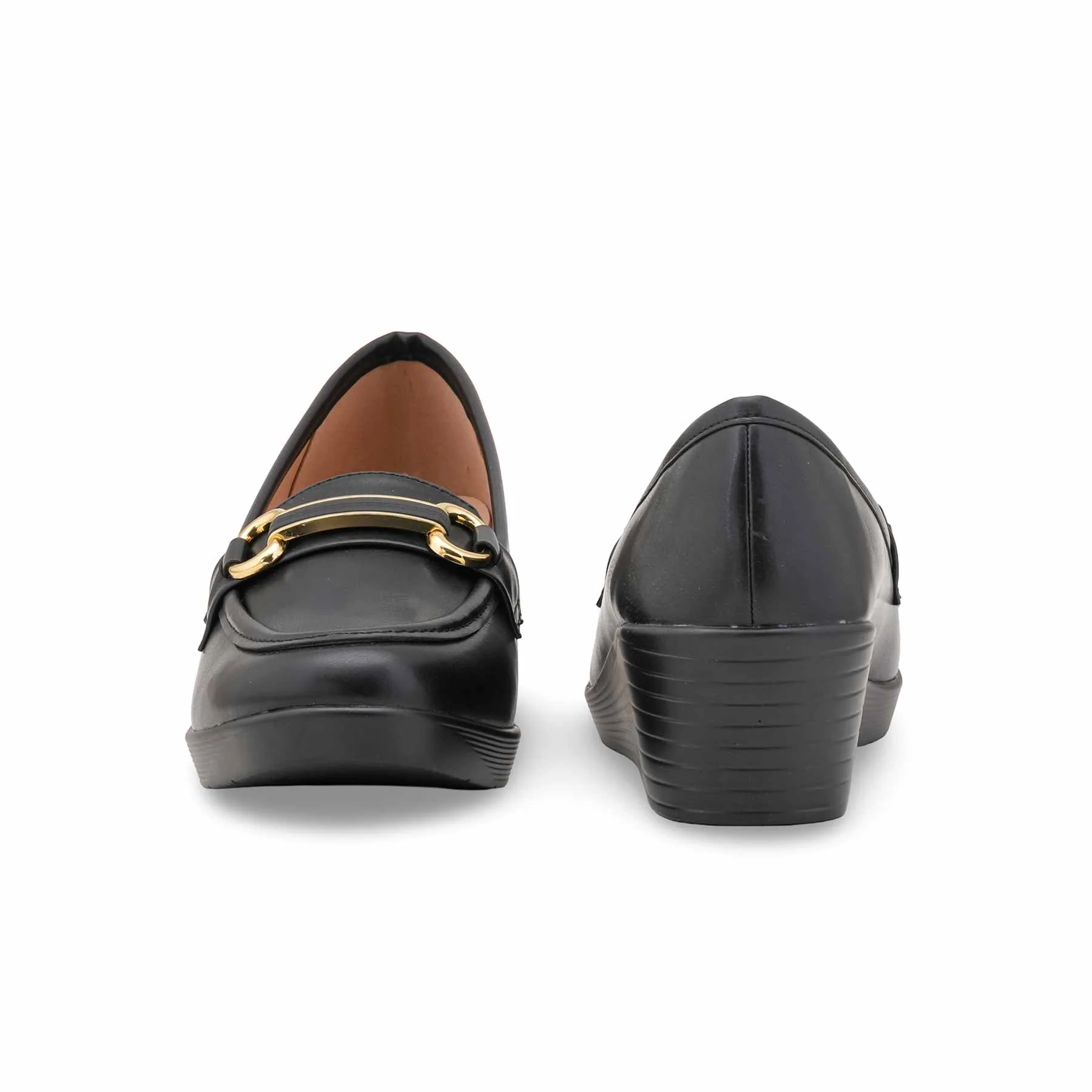 Black Women Pumps WN1333 - Image 4