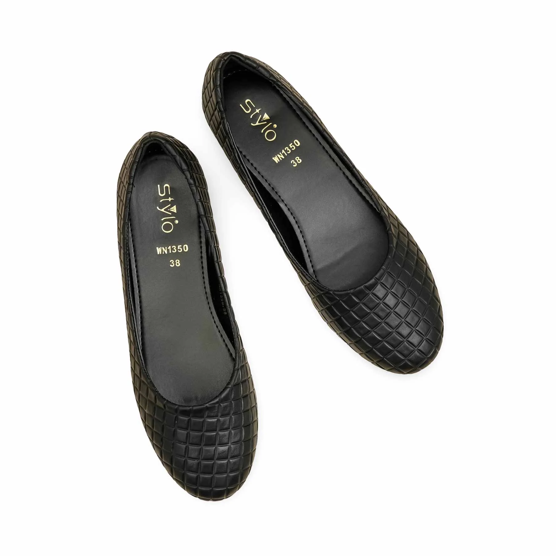 Black Women Pumps WN1350 - Image 5