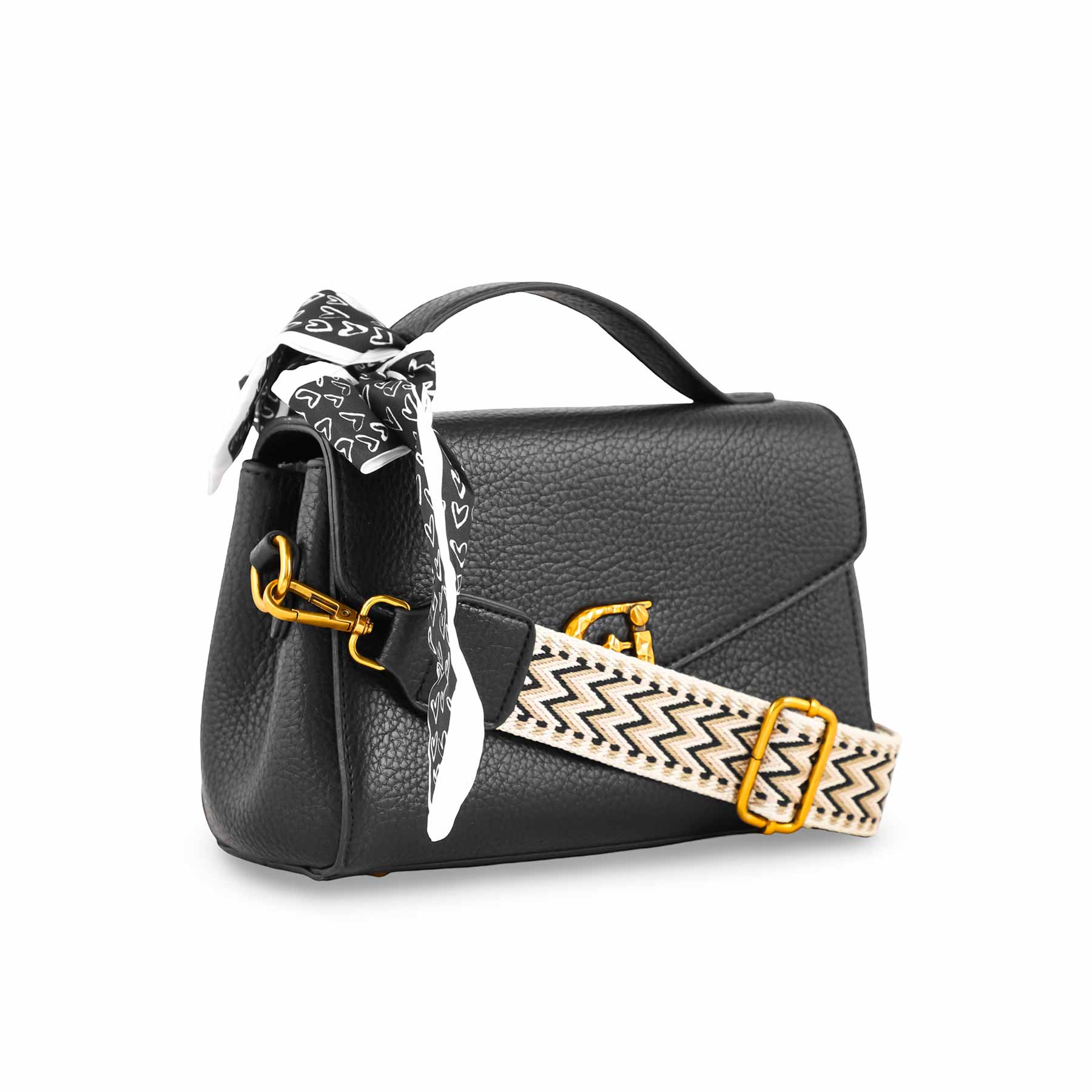 Black WomenFormal Shoulder Bag P36298 - Image 3