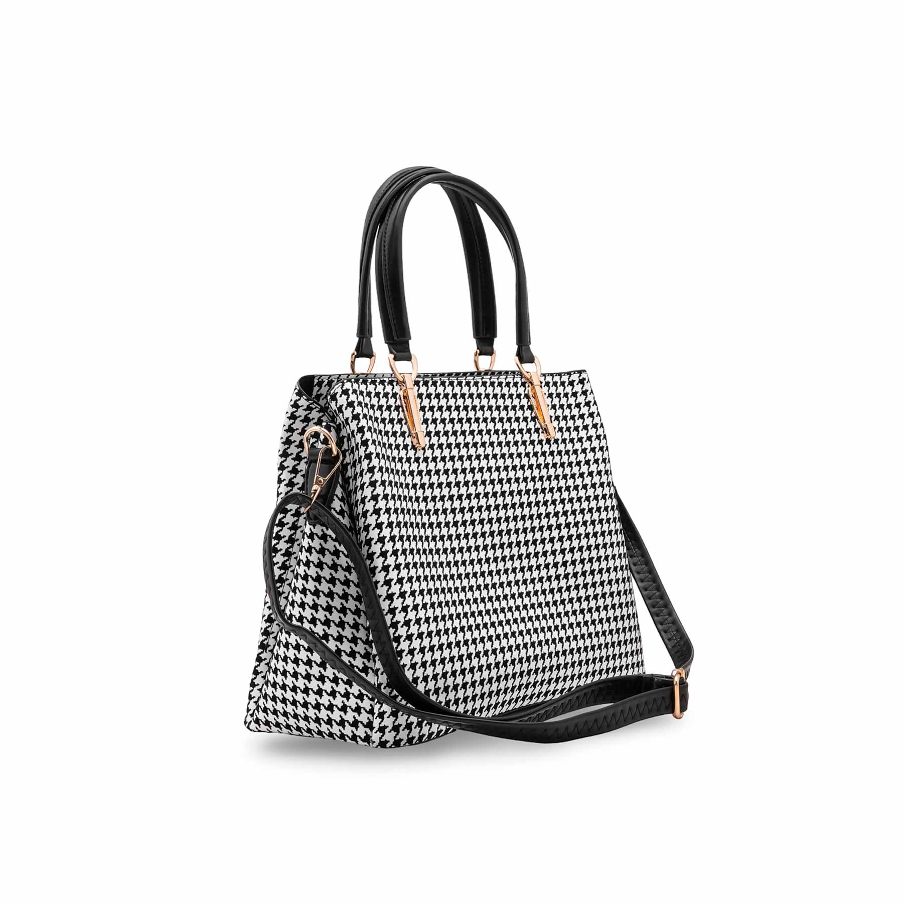 Blkwht Formal Hand Bag For Women P55843 - Image 3