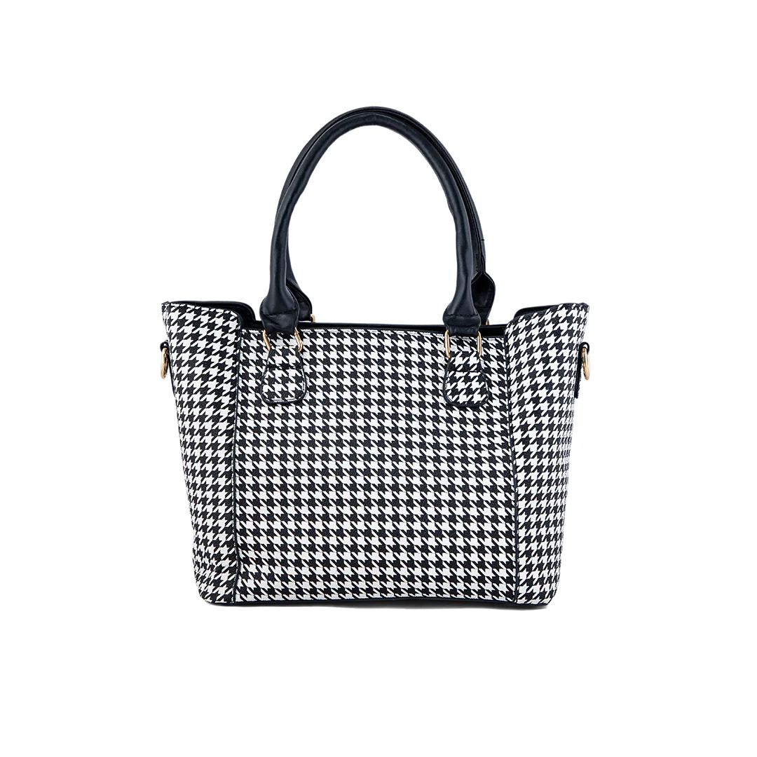 Blkwht Formal Hand Bag P36273 - Image 3