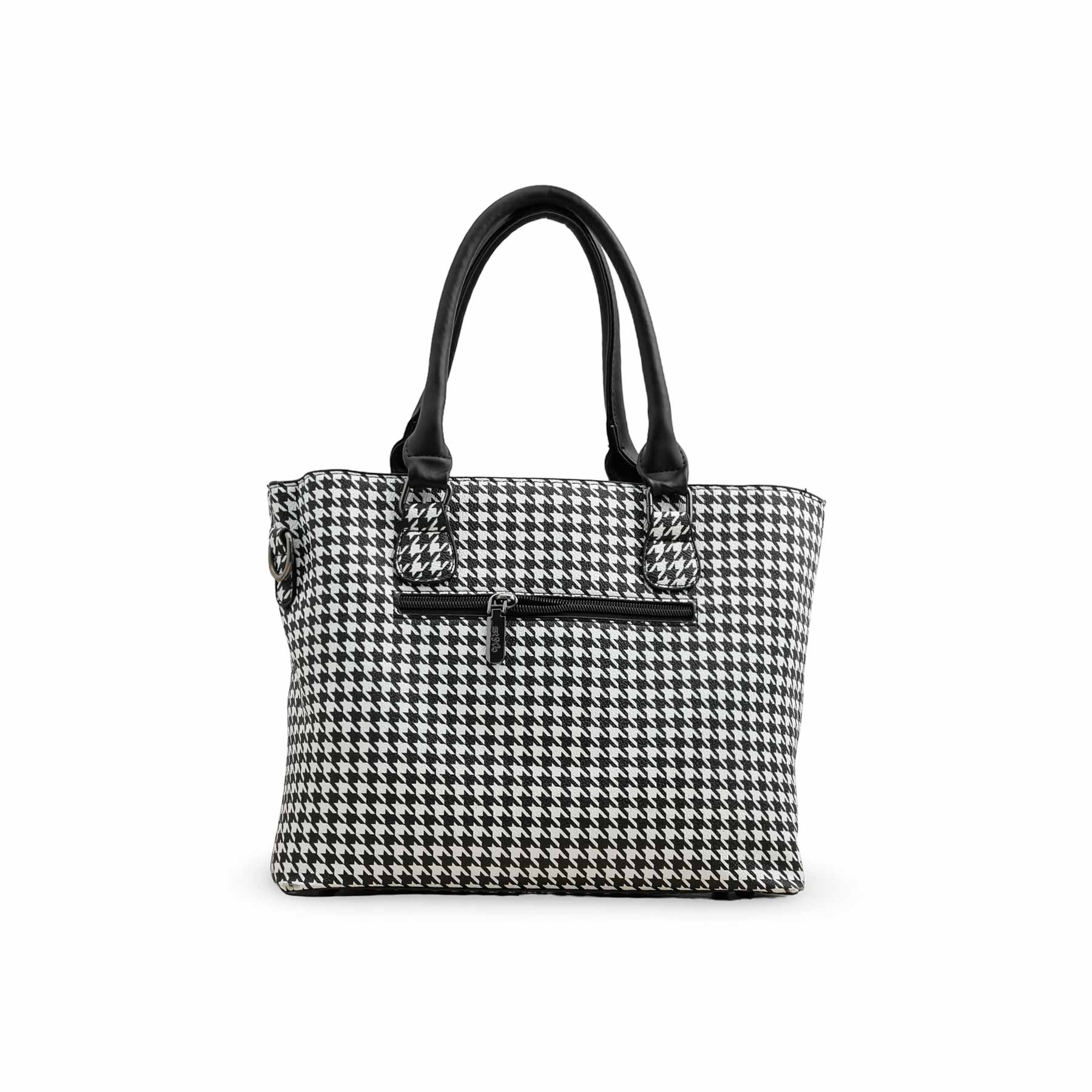 Blkwht Formal Hand Bag P36274 - Image 3