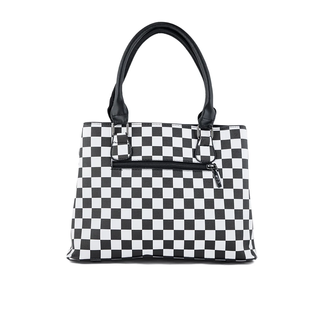Blkwht Formal Hand Bag P36276 - Image 3