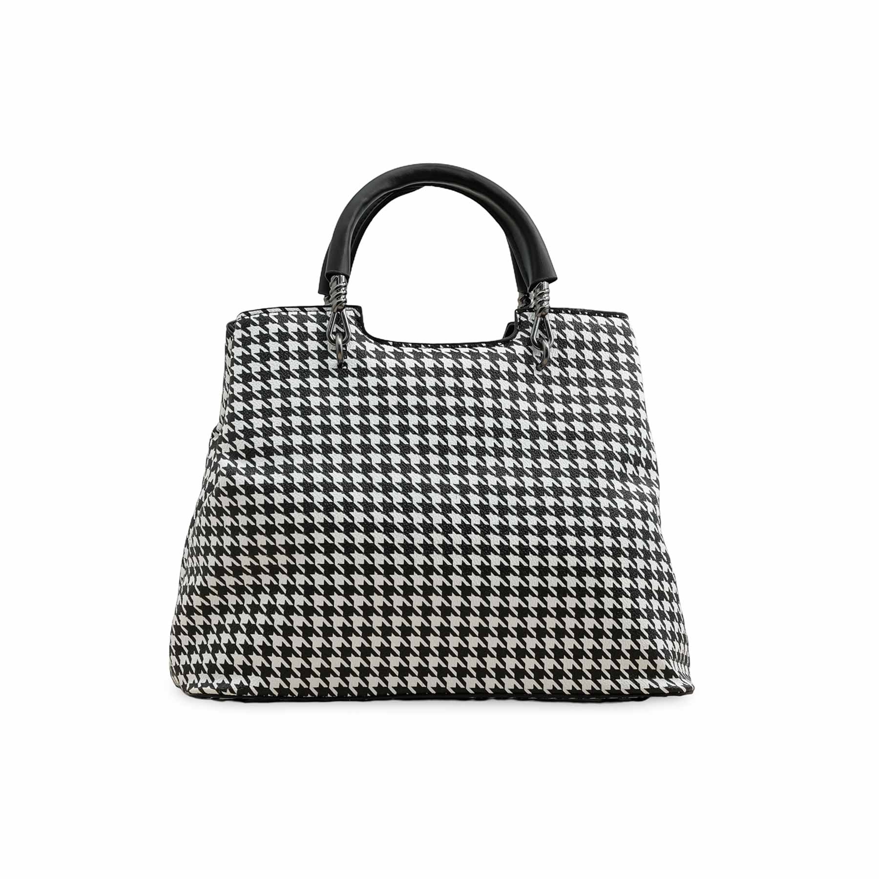 Blkwht Formal Hand Bag P36277 - Image 3