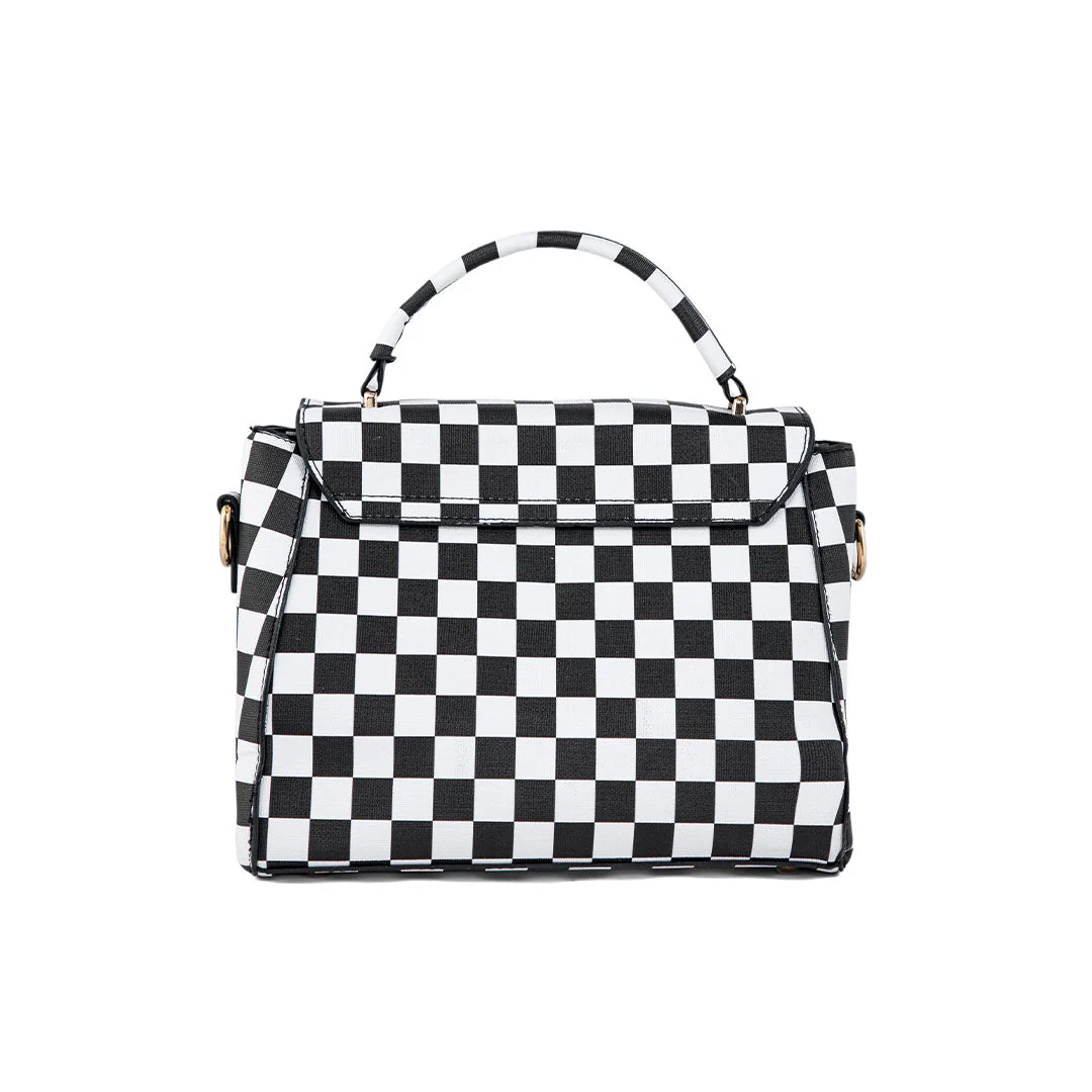 Blkwht Formal Hand Bag P36281 - Image 4