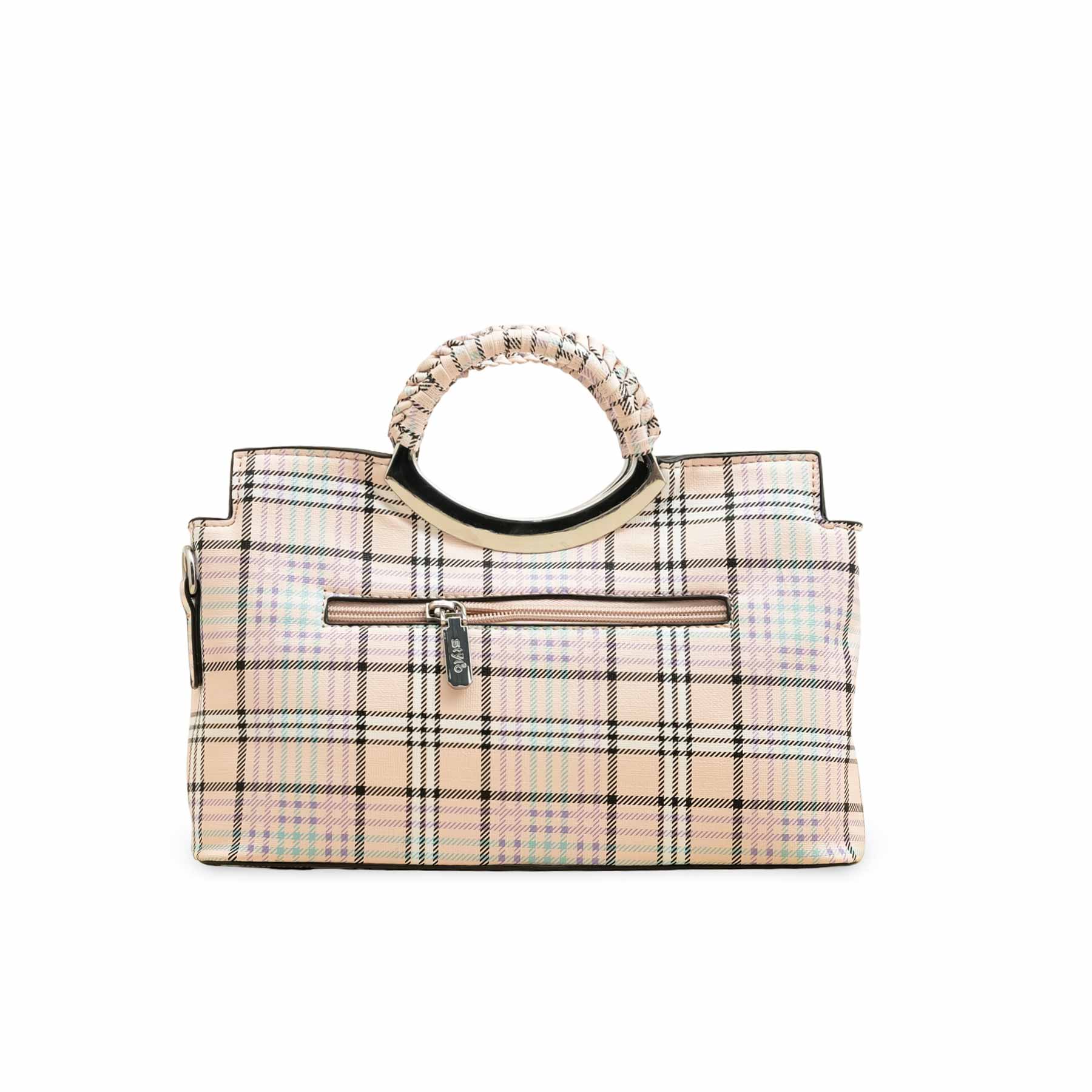 Blkwht Formal Hand Bag P36395 - Image 3