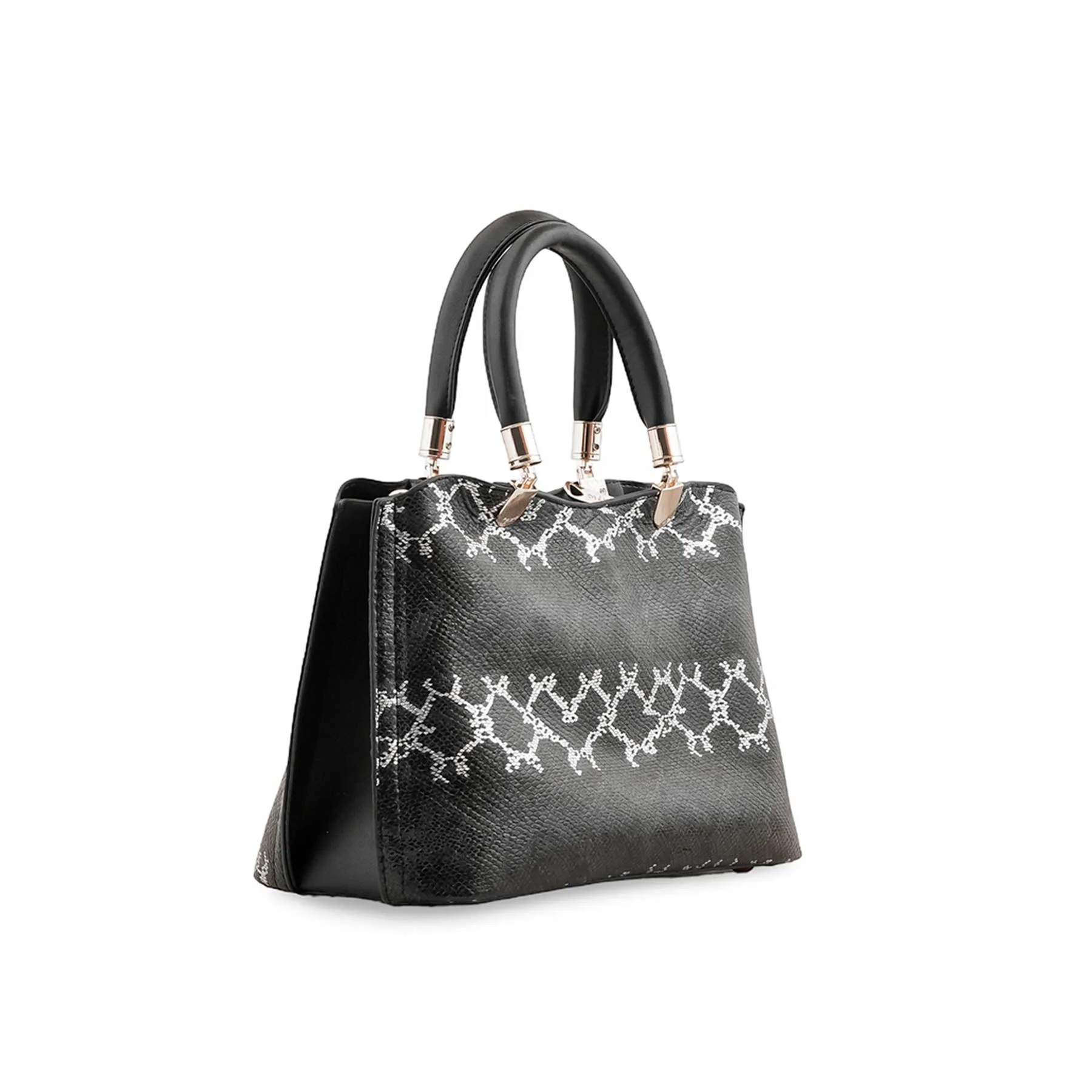 Blkwht Formal Hand Bag P55742 - Image 3