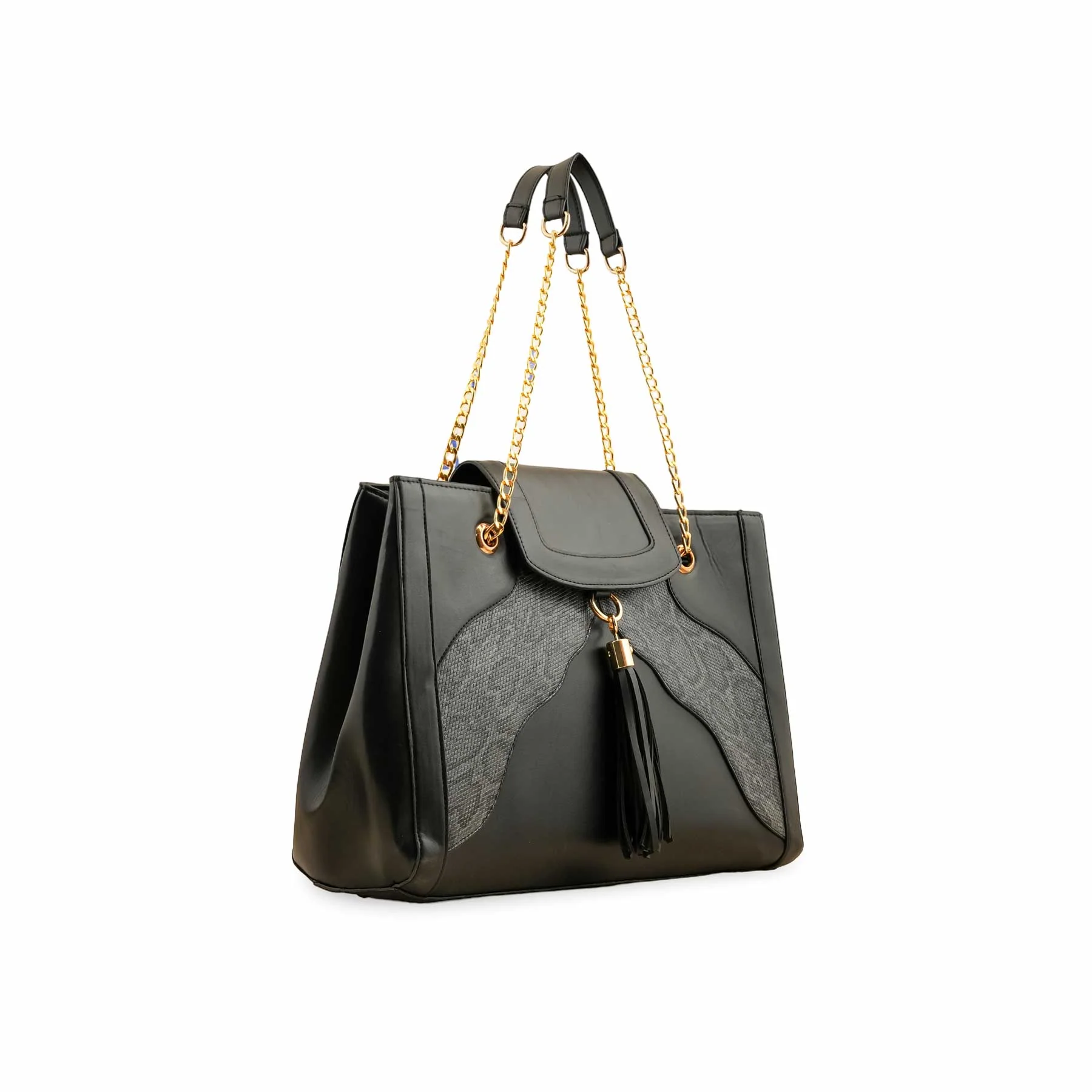 Blkwht Formal Hand Bag P55746 - Image 2