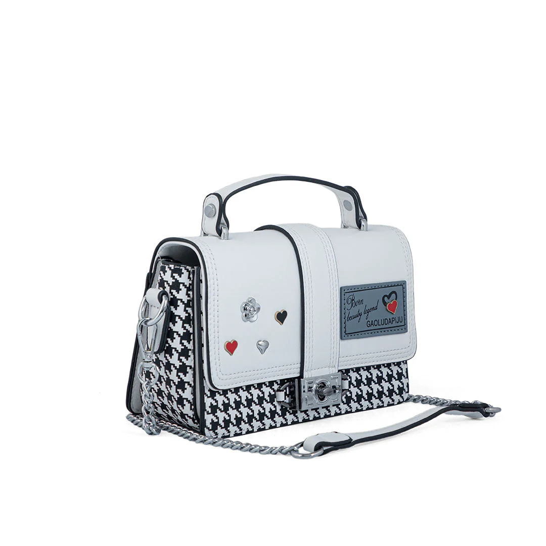 Blkwht Formal Shoulder Bag P36296 - Image 3
