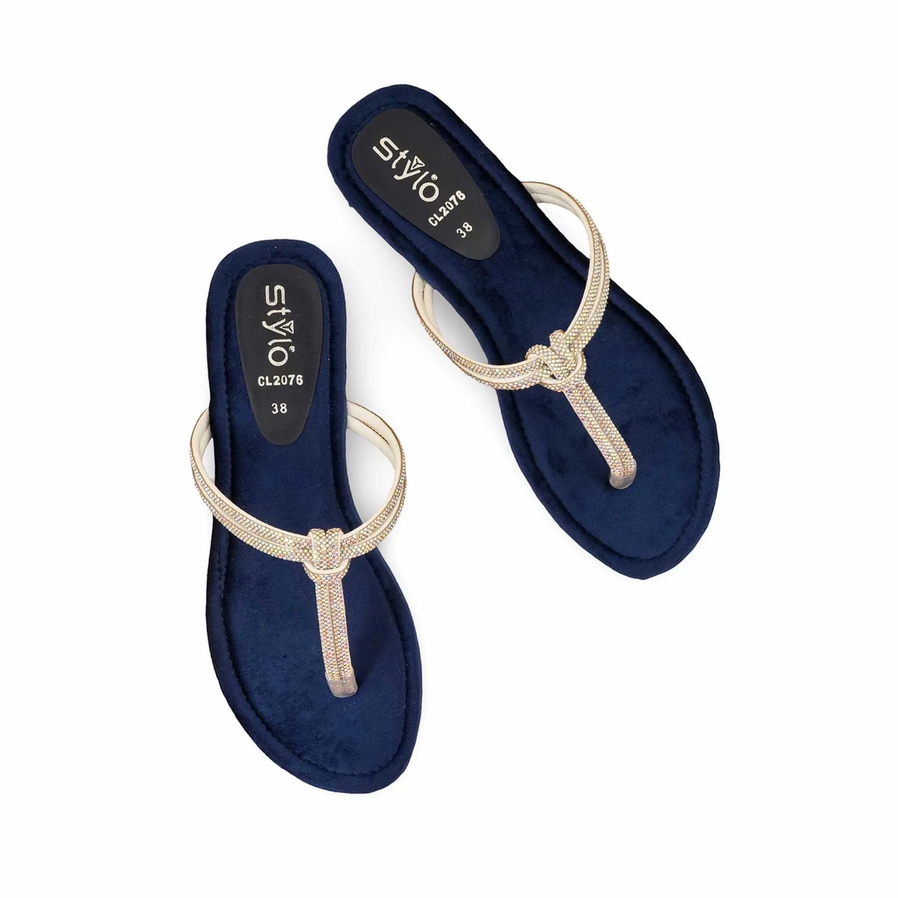 Blue Casual Chappal CL2076 - Image 5