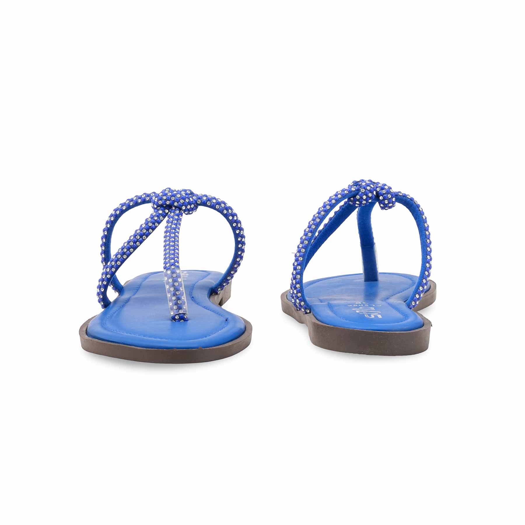 Blue Casual Chappal For Ladies CL2086 - Image 4