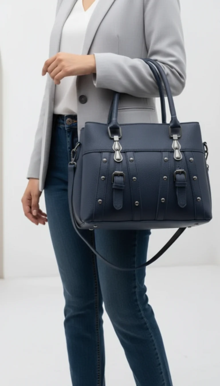 Blue Casual Hand Bag For Women P56259