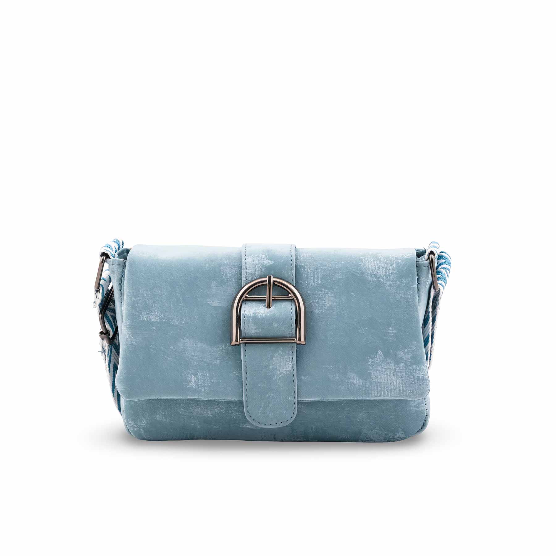 Blue Casual Pouch For Ladies P97669 - Image 2