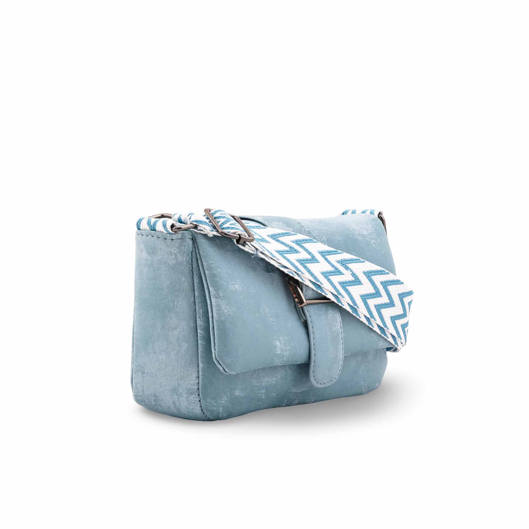 Blue Casual Pouch For Ladies P97669 - Image 3
