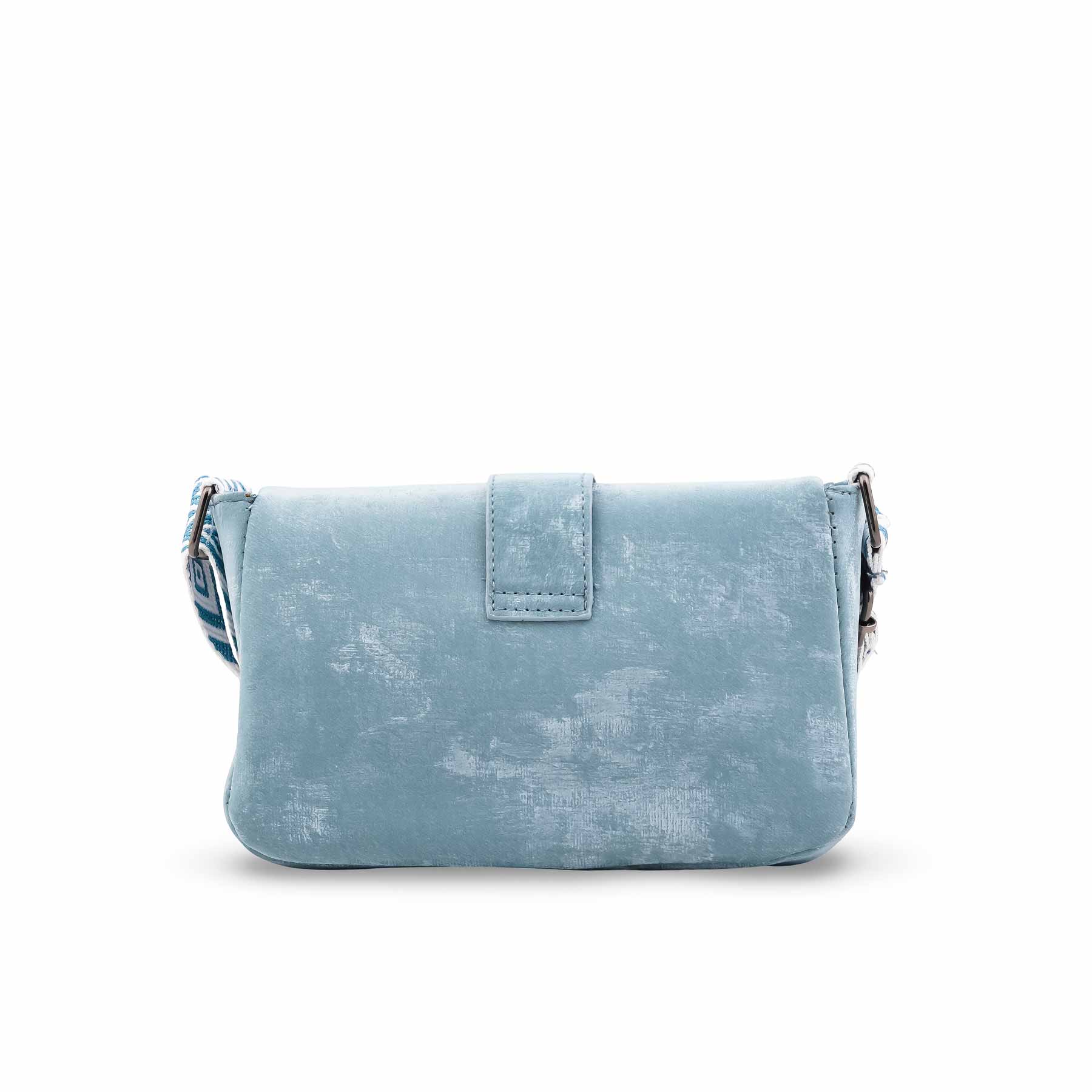 Blue Casual Pouch For Ladies P97669 - Image 4